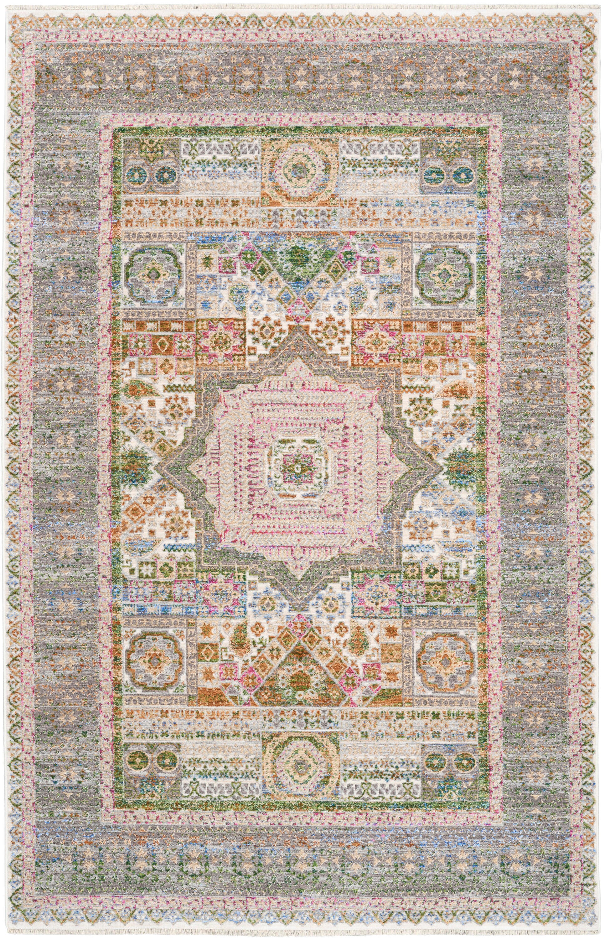 Nourison Home 5' x 8' Geometric Area Rug, Multi, large