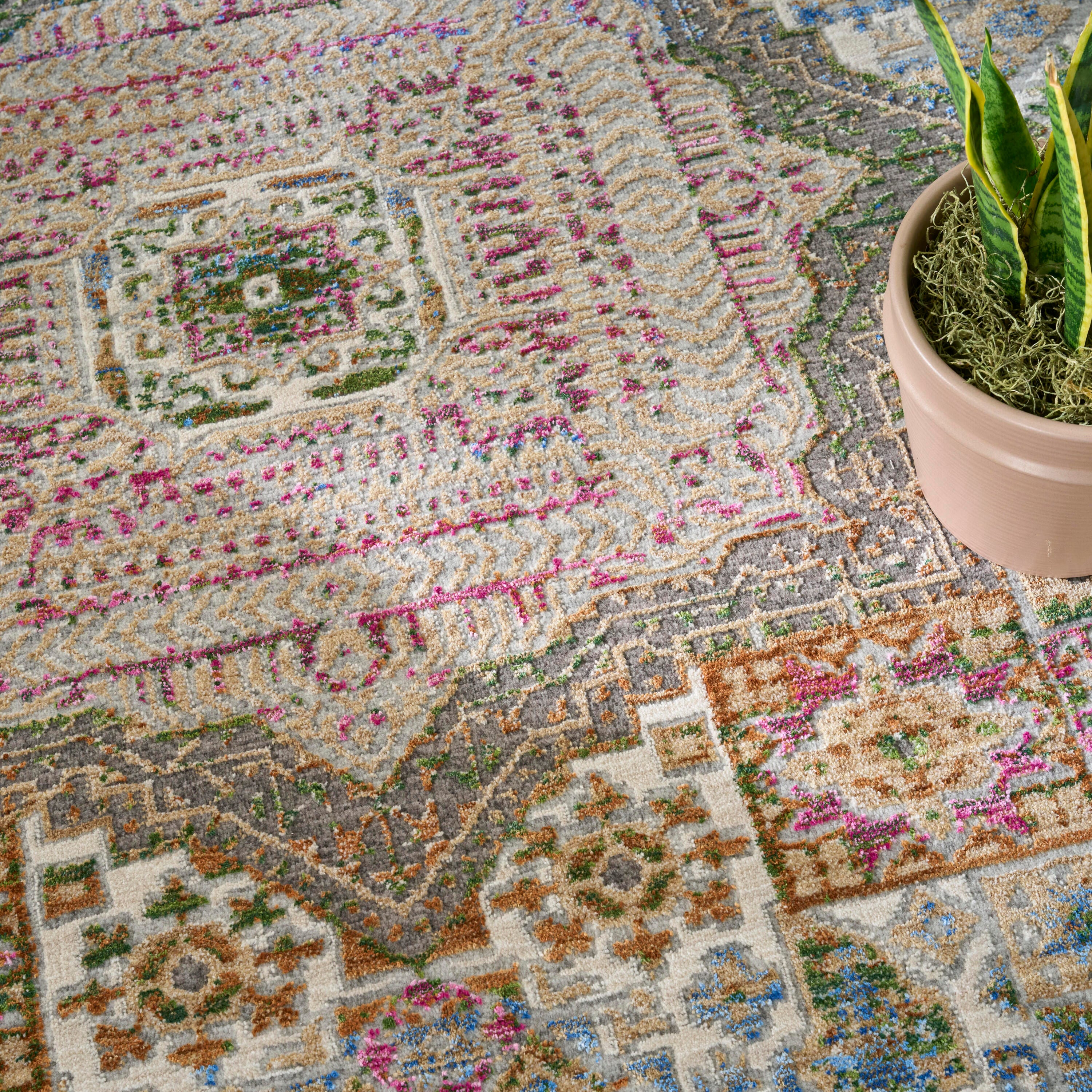Nourison Home 8' x 10' Geometric Area Rug, Multi, large