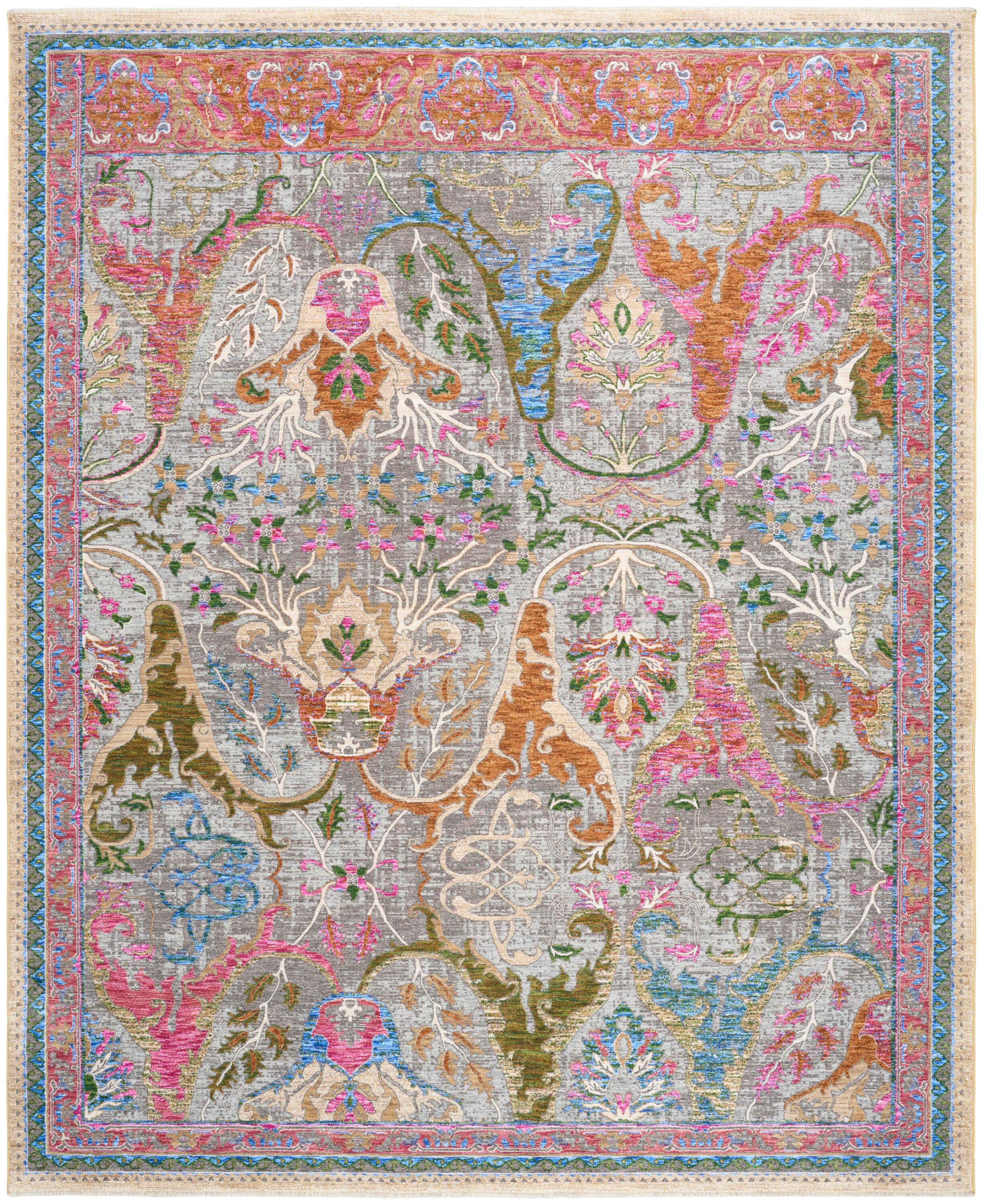 Nourison Home 8' x 10' Floral Area Rug, Pink, large
