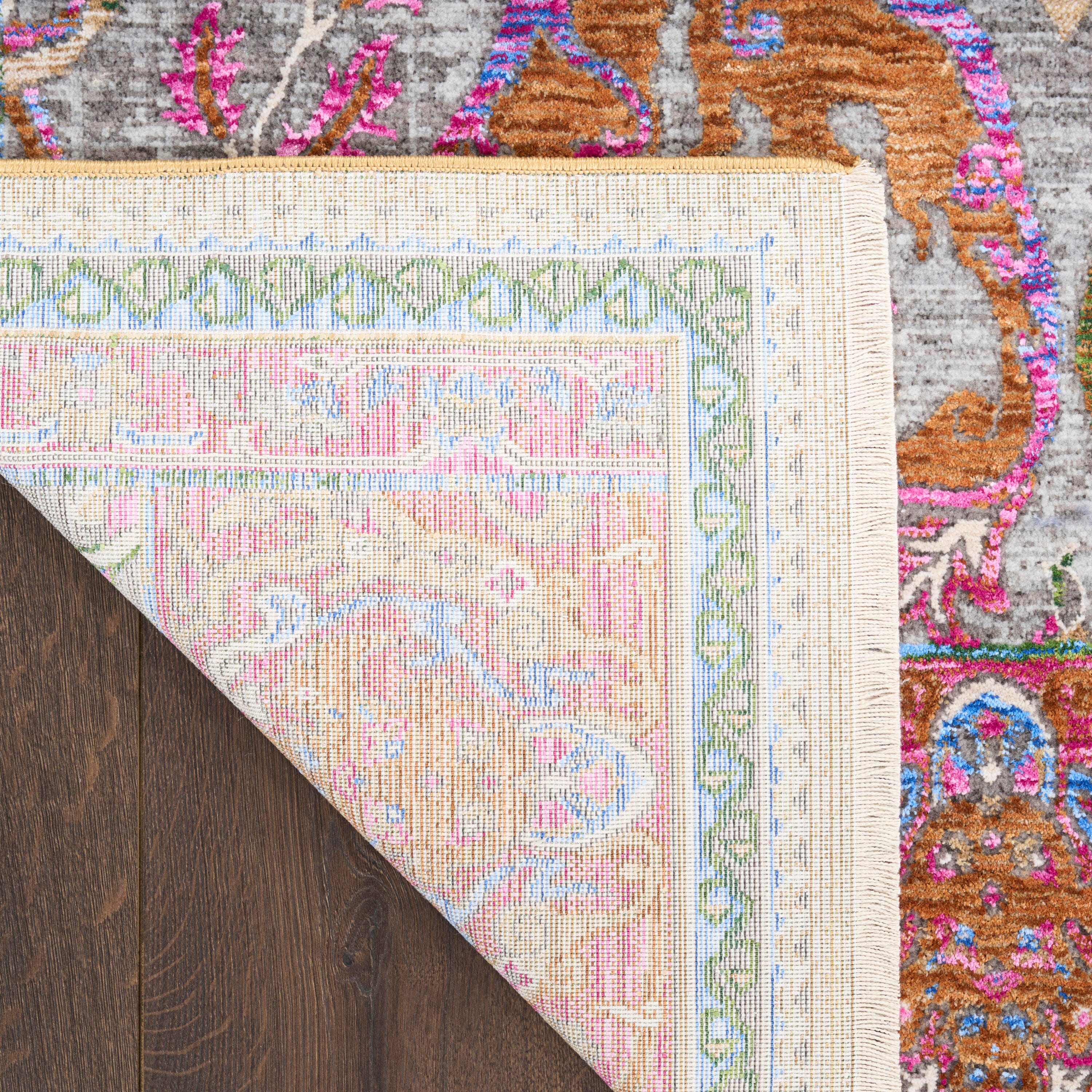 Nourison Home 8' x 10' Floral Area Rug, Pink, large