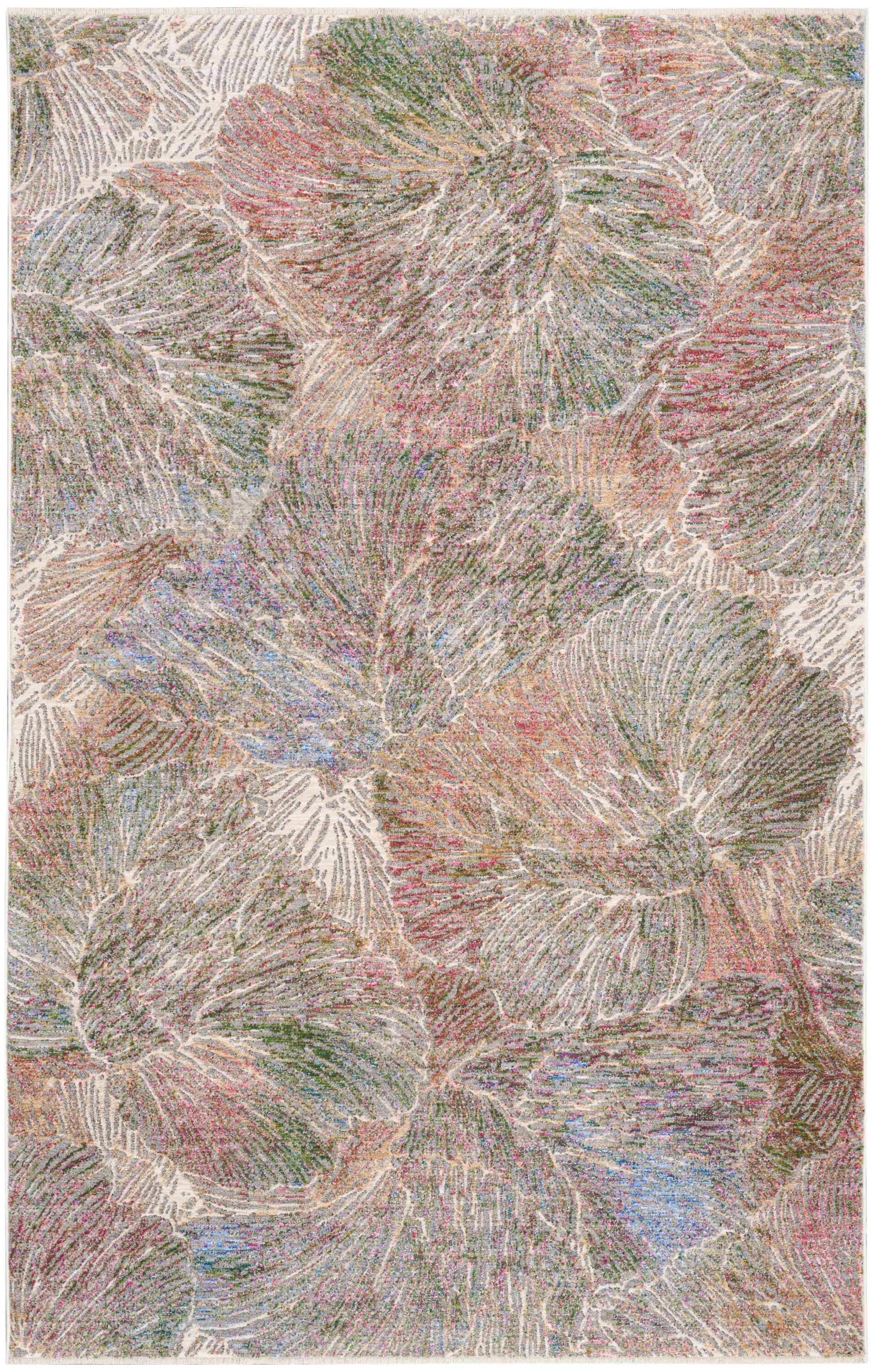 Nourison Home 5' x 8' Area Rug, Sage/Multi, large