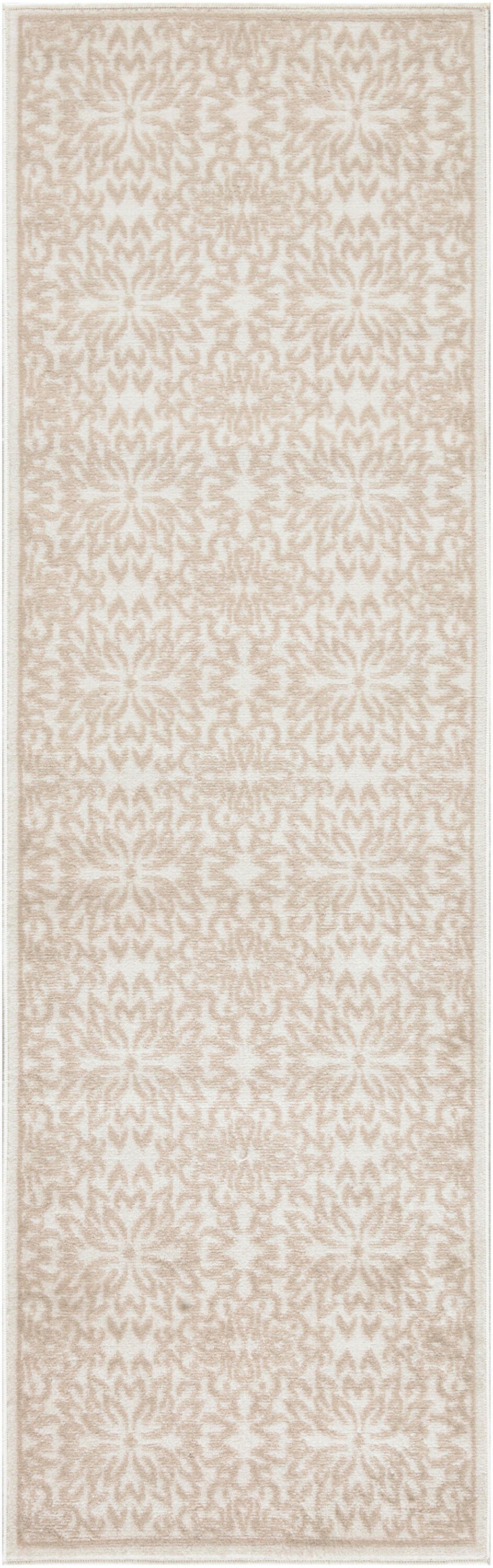 Nourison Home Jubilant 2' x 6' Floral Runner Rug, Ivory/Beige, large
