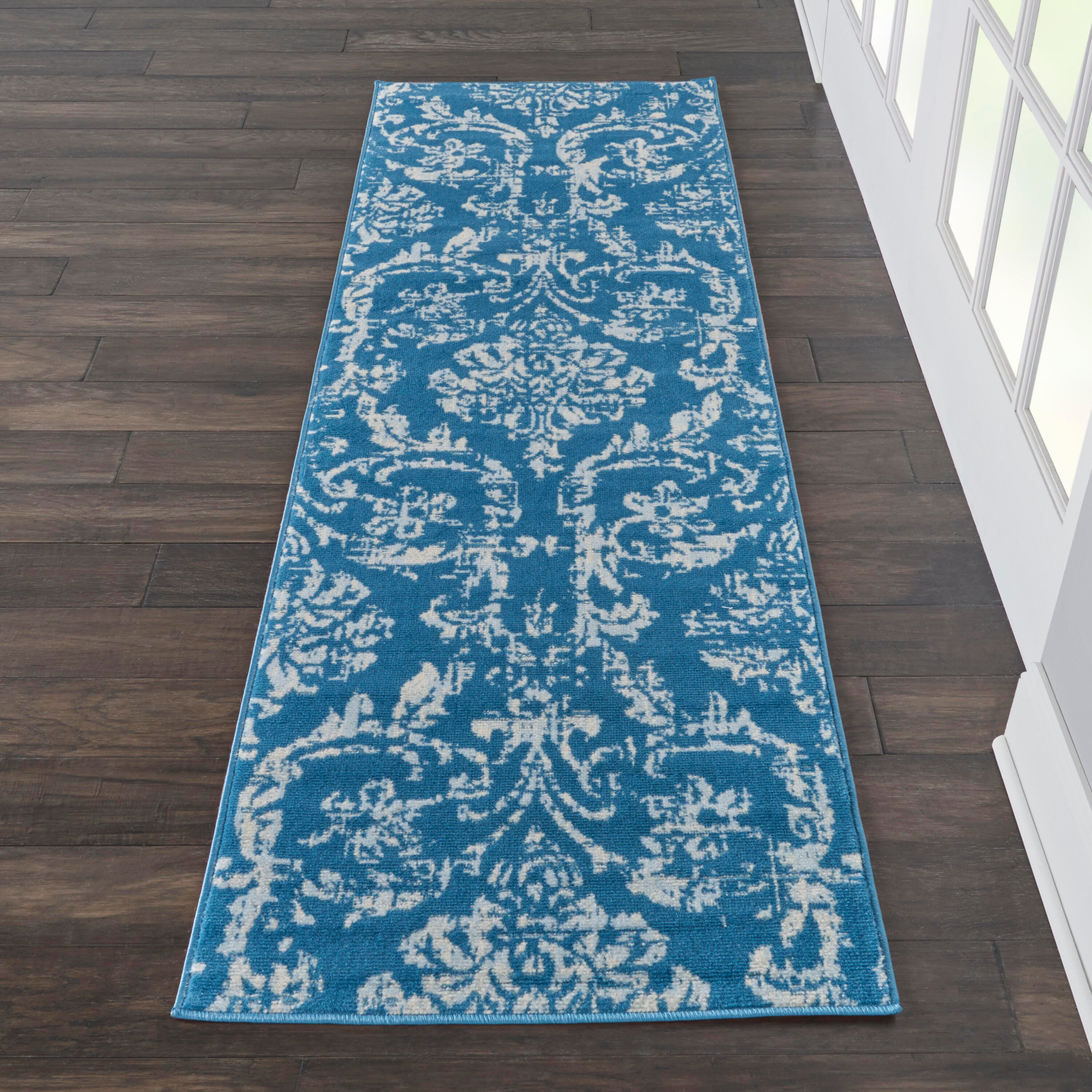 Nourison Home Jubilant 2' x 7' Runner Rug, Blue, rollover