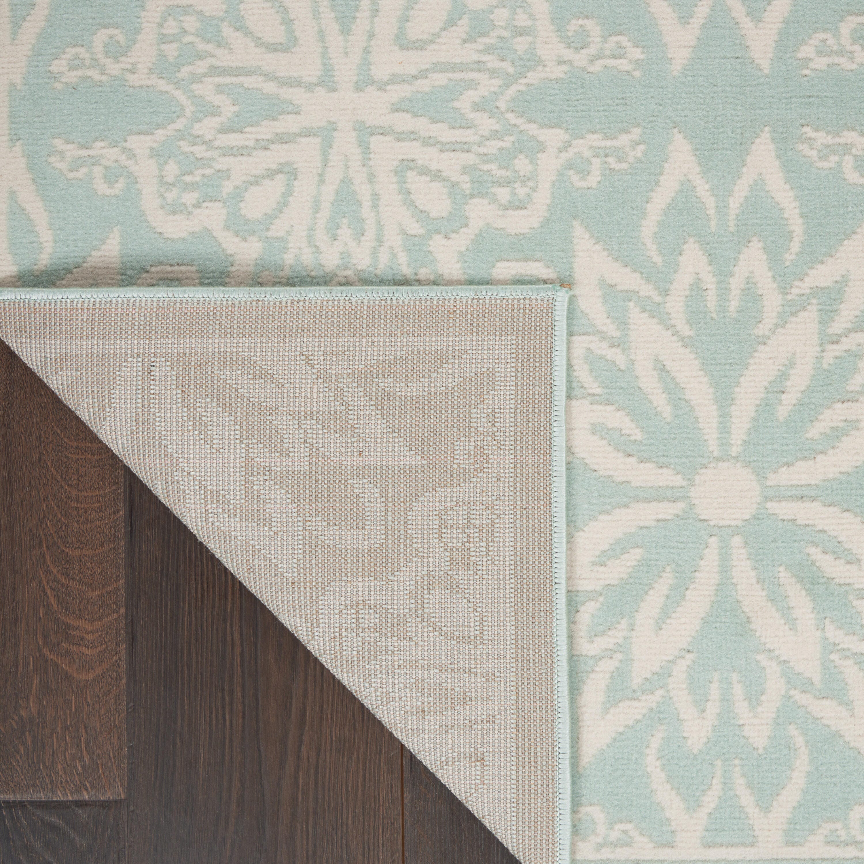 Nourison Home Jubilant 4' x 6'  Floral Area Rug, Ivory/Green, large