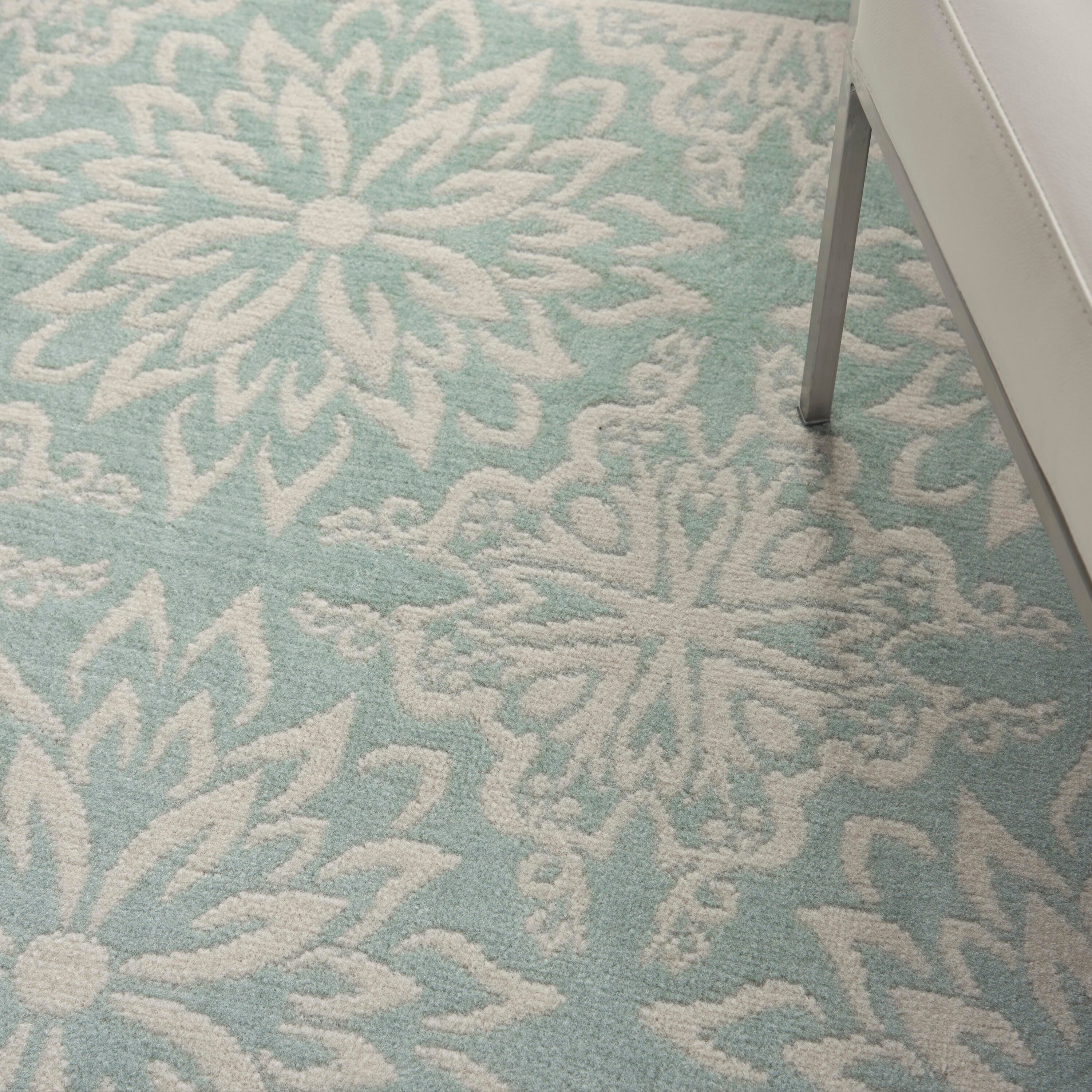 Nourison Home Jubilant 4' x 6'  Floral Area Rug, Ivory/Green, large