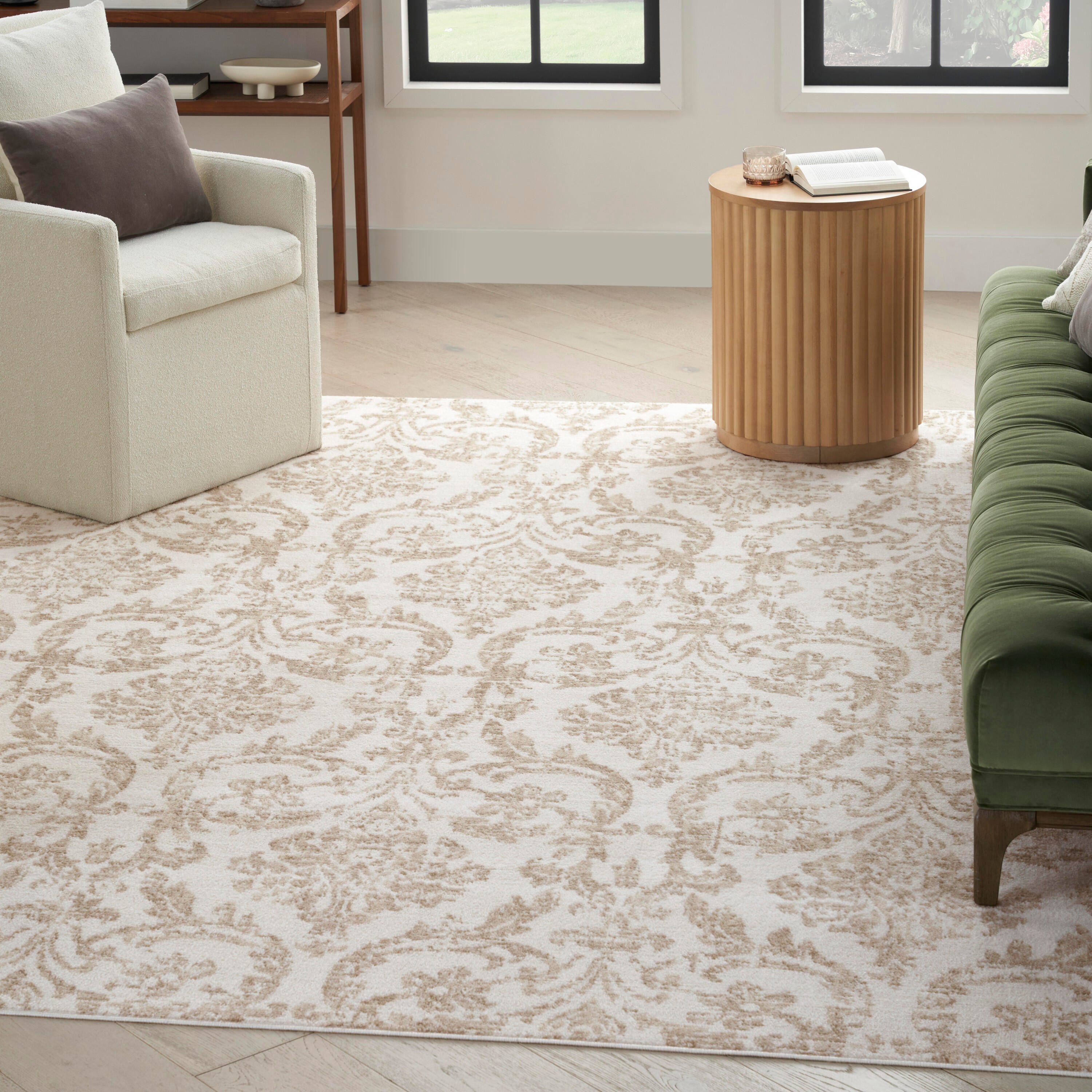 Nourison Home Jubilant 4' x 6' Area Rug, Ivory/Beige, rollover