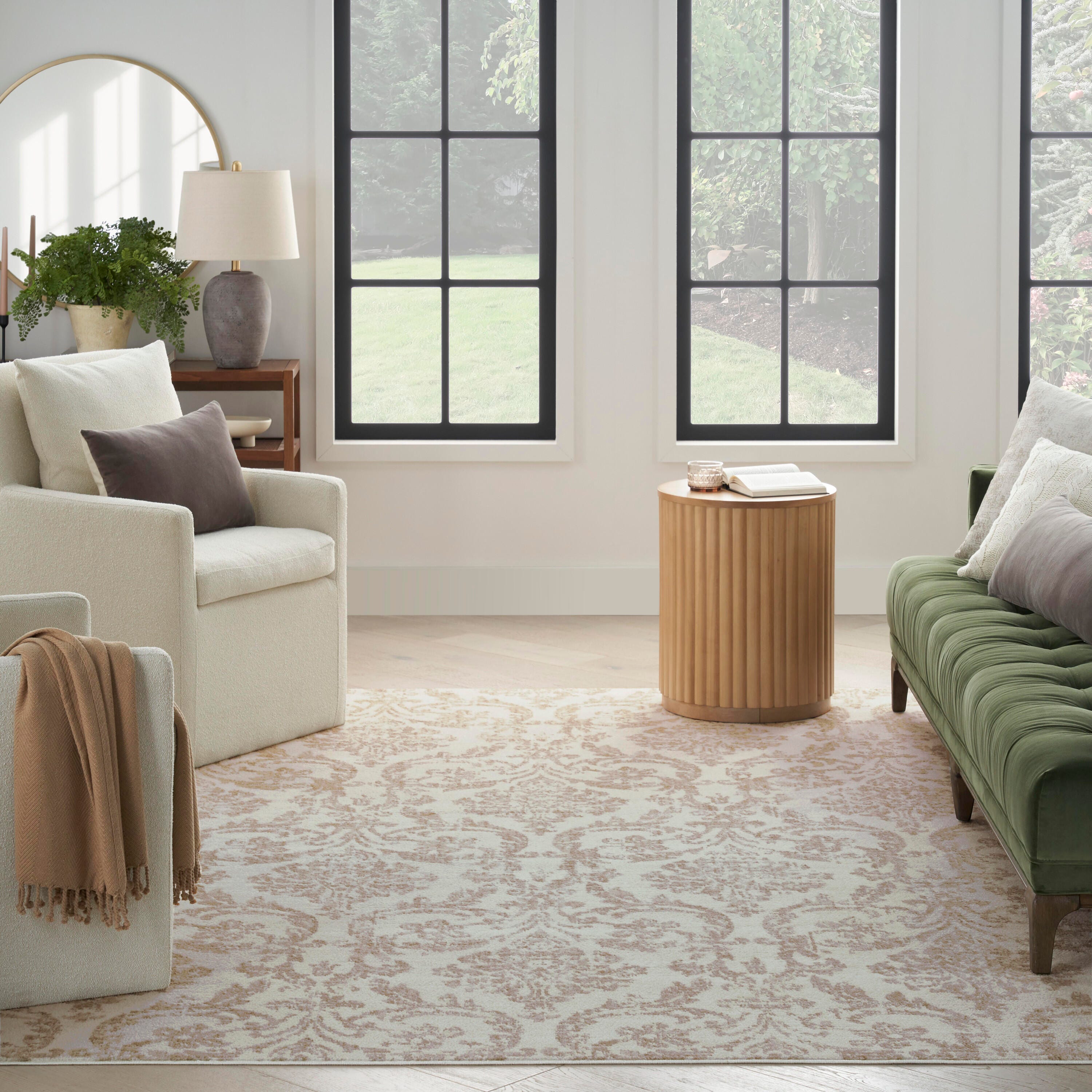 Nourison Home Jubilant 4' x 6' Area Rug, Ivory/Beige, large