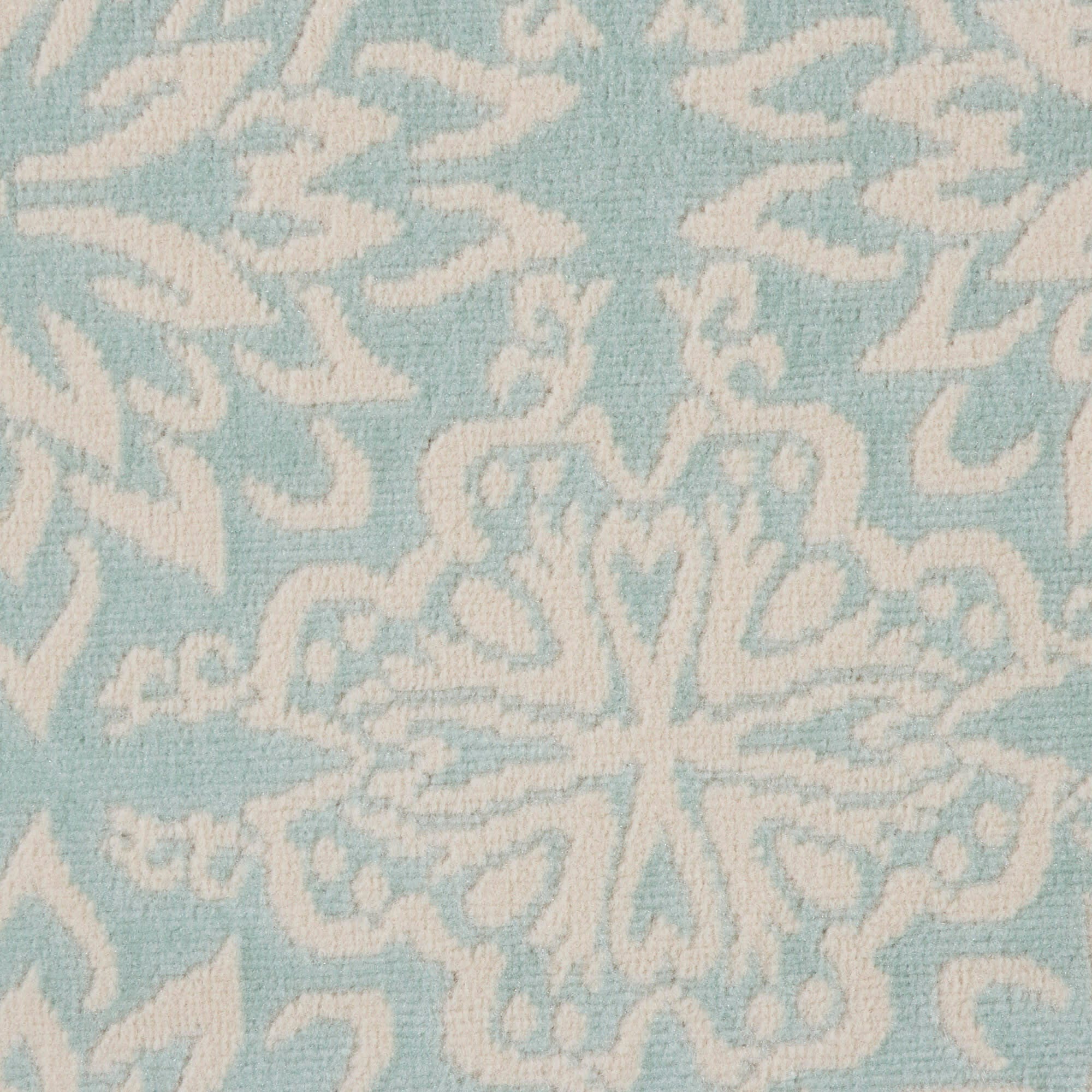 Nourison Home Jubilant 5'  Round Floral Area Rug, Ivory/Green, large