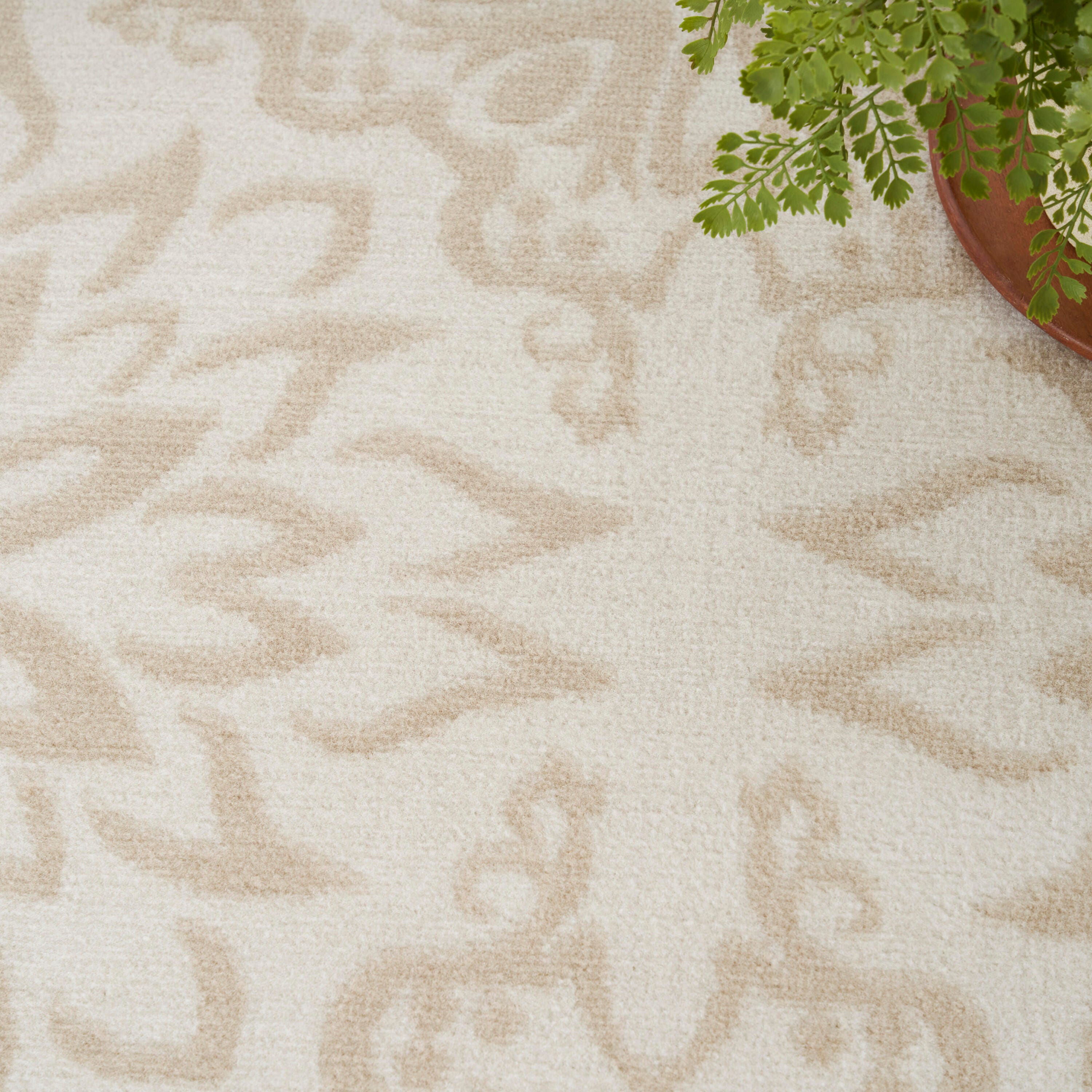 Nourison Home Jubilant 5' x 7'  Floral Area Rug, Ivory/Beige, large