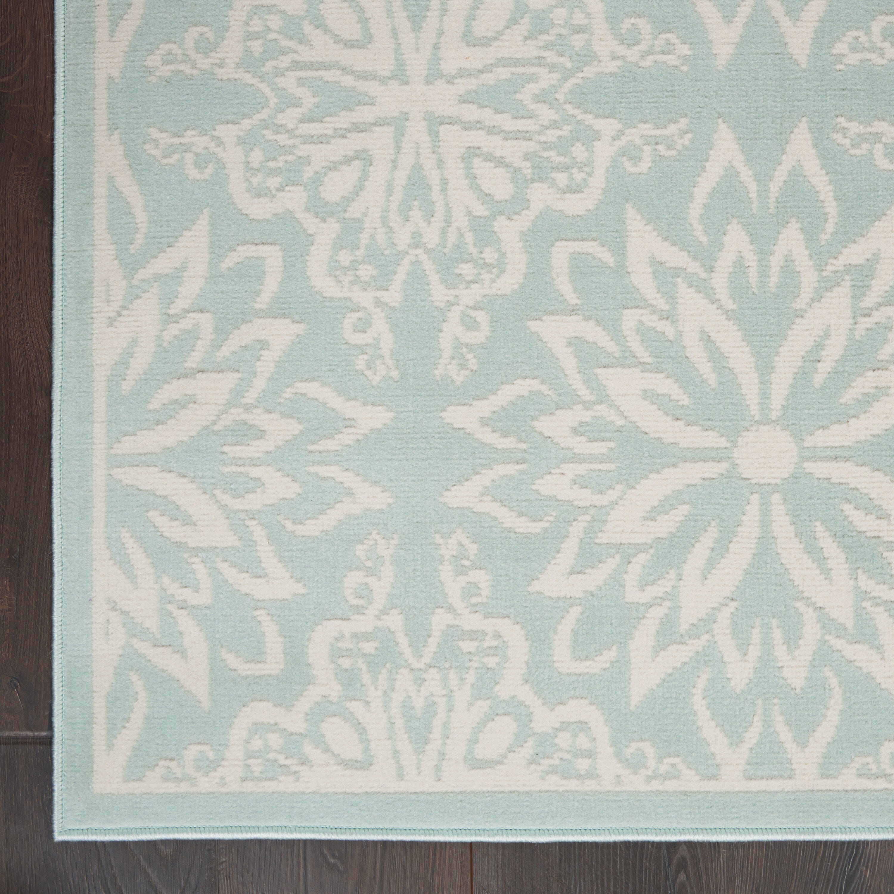 Nourison Home Jubilant 6' x 9'  Floral Area Rug, Ivory/Green, large
