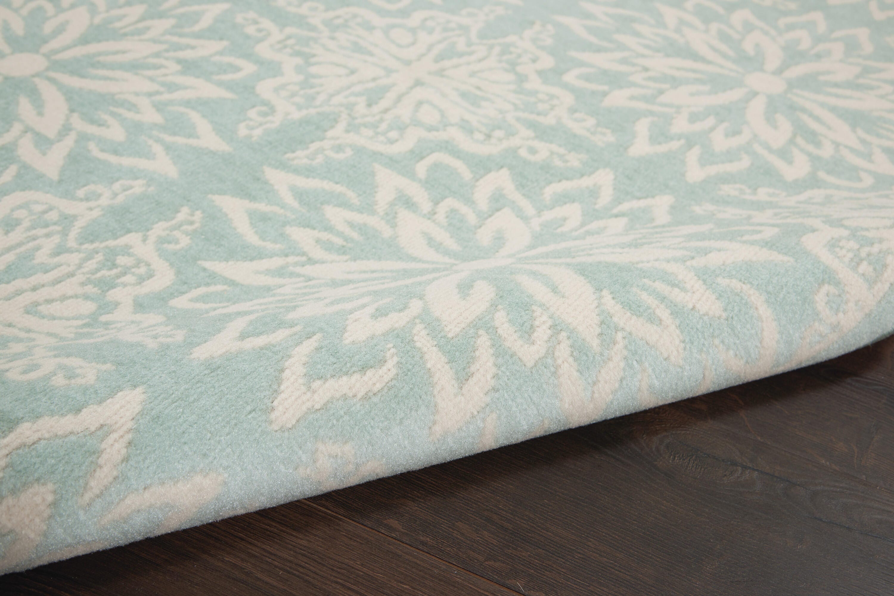 Nourison Home Jubilant 6' x 9'  Floral Area Rug, Ivory/Green, large
