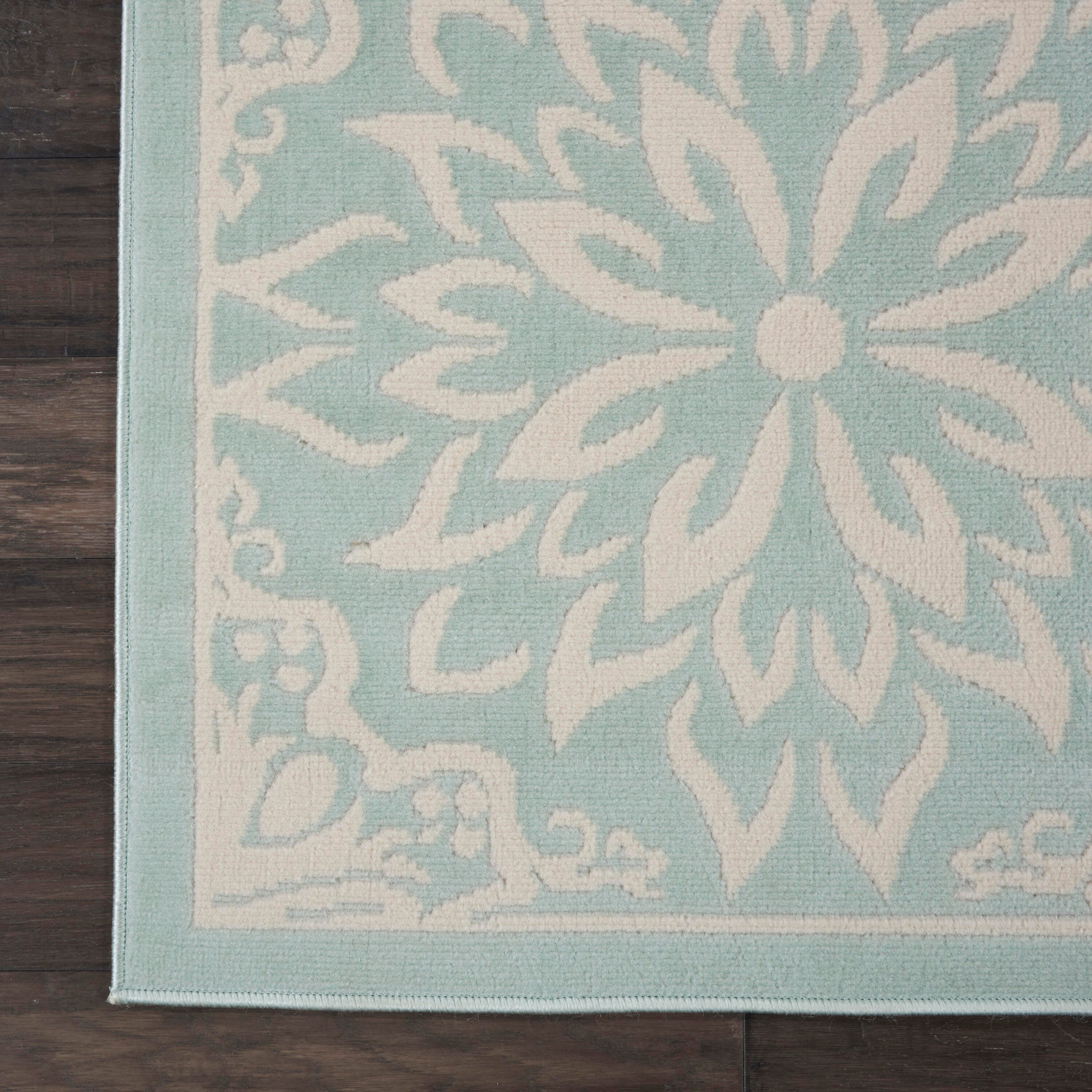 Nourison Home Jubilant 8' x 10' Floral Area Rug, Ivory/Green, large