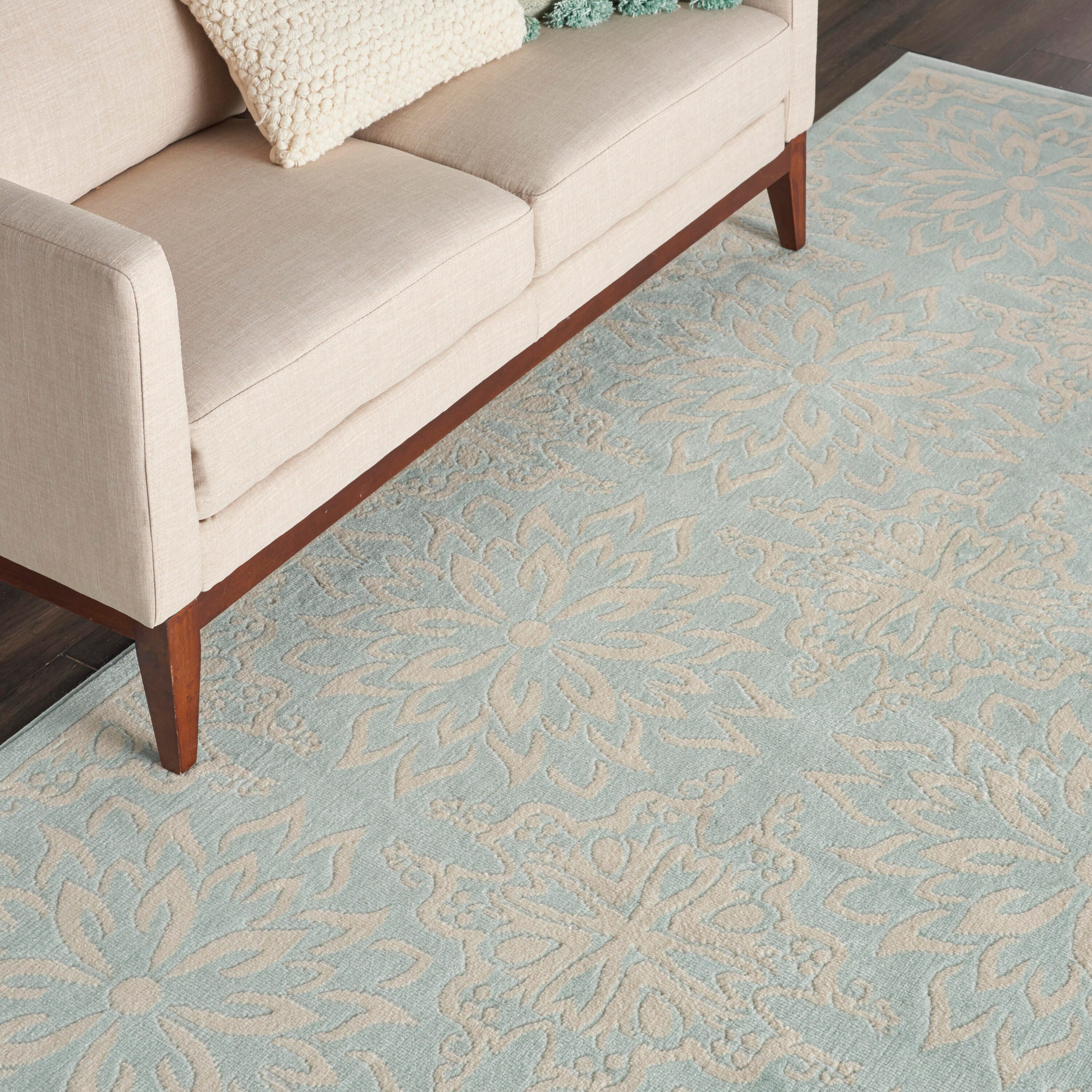 Nourison Home Jubilant 8' x 10' Floral Area Rug, Ivory/Green, large