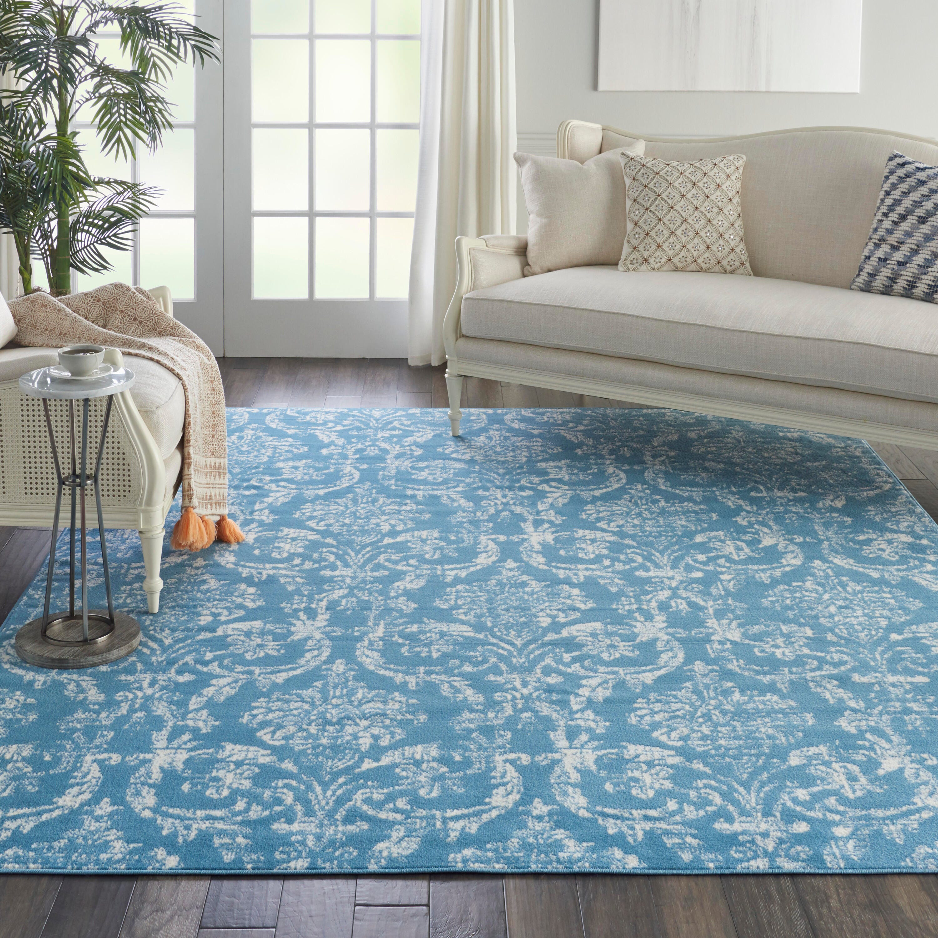 Nourison Home Jubilant 8' x 10' Area Rug, Blue, rollover