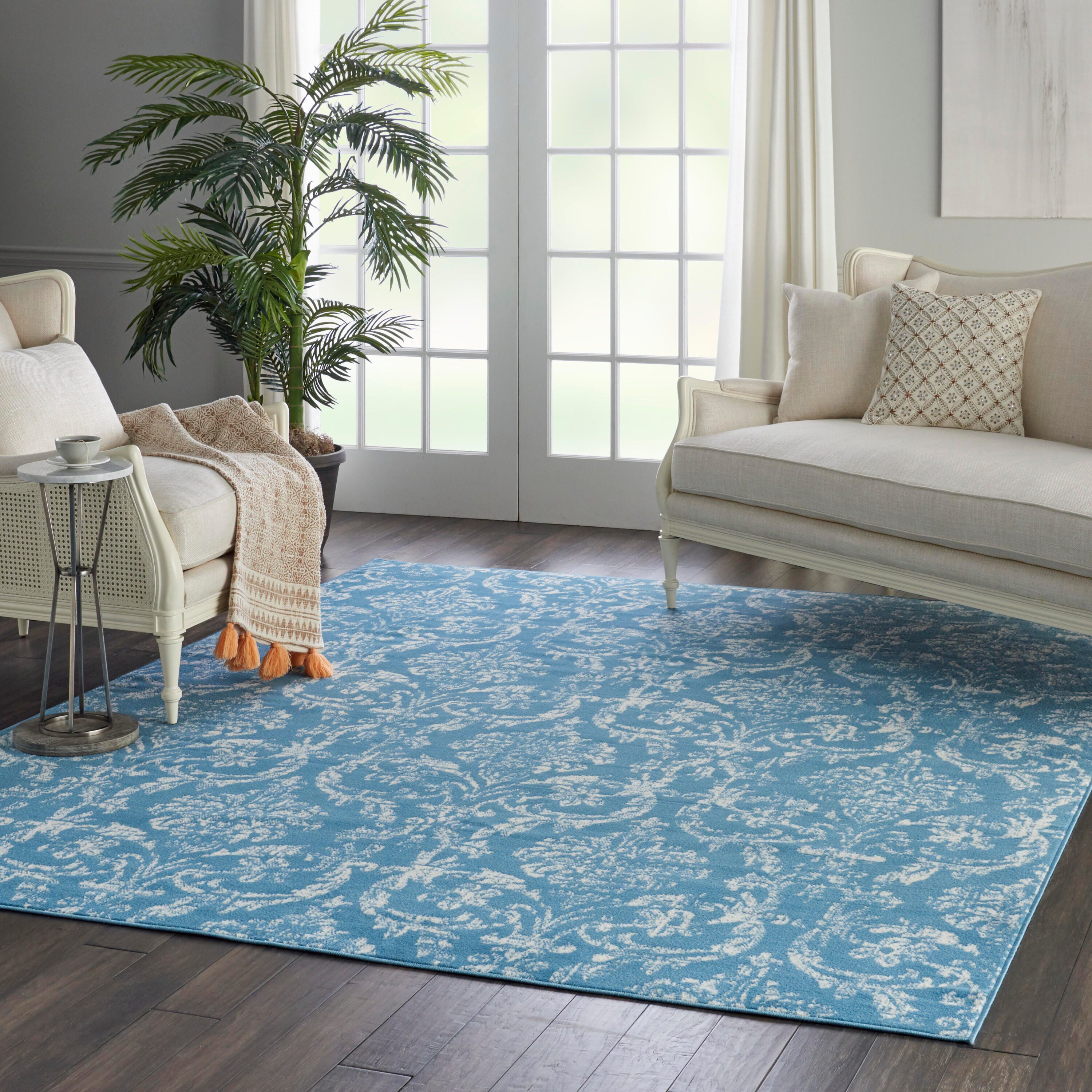 Nourison Home Jubilant 8' x 10' Area Rug, Blue, large