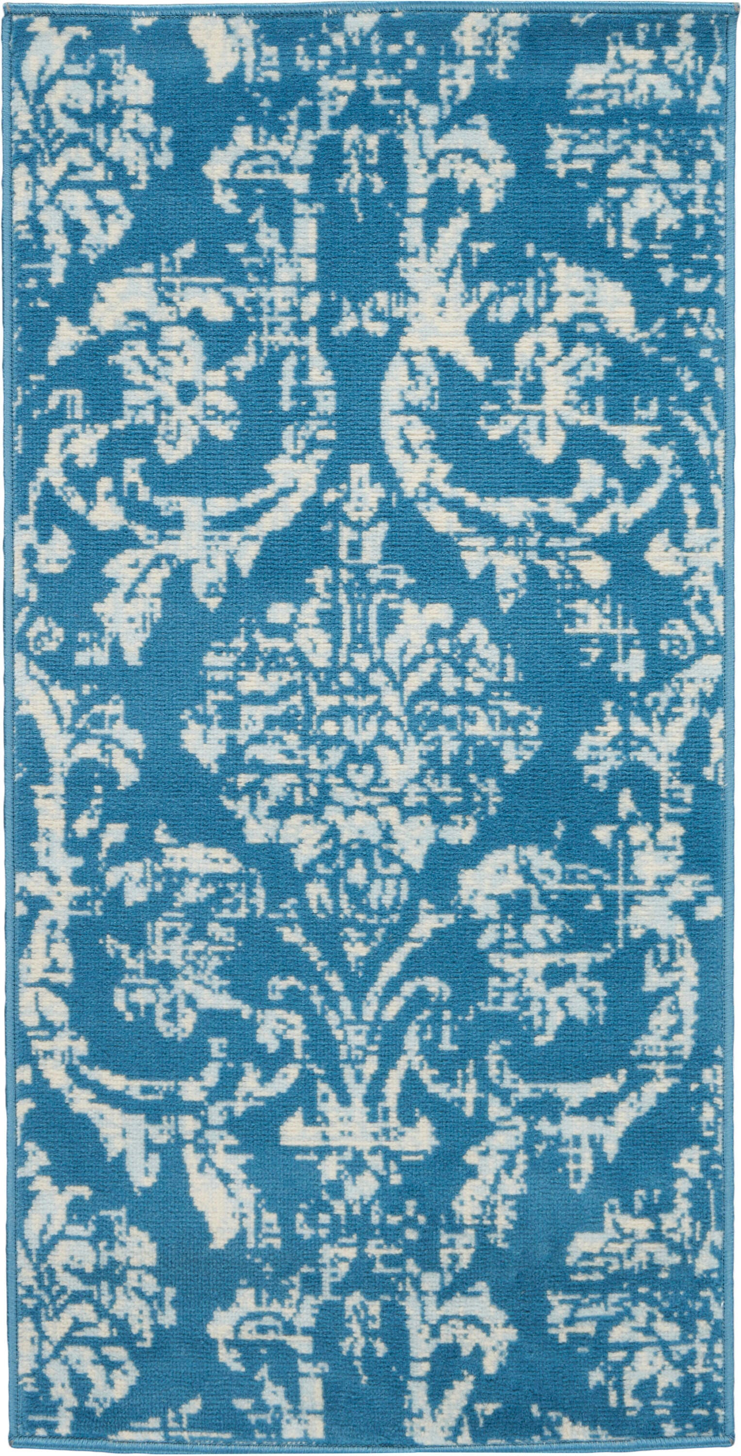 Nourison Home Jubilant 2' x 4' Accent Rug, Blue, large
