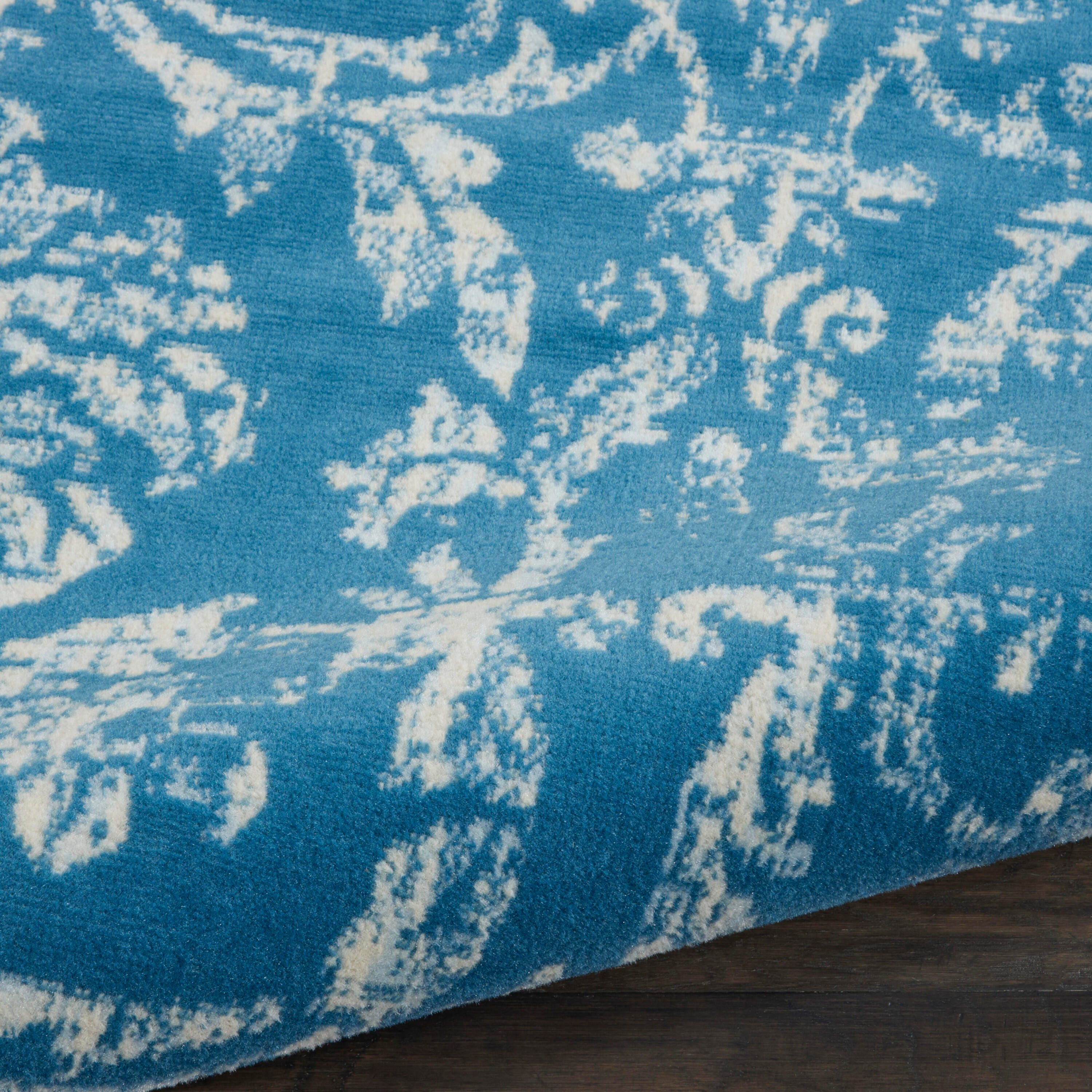 Nourison Home Jubilant 2' x 4' Accent Rug, Blue, large