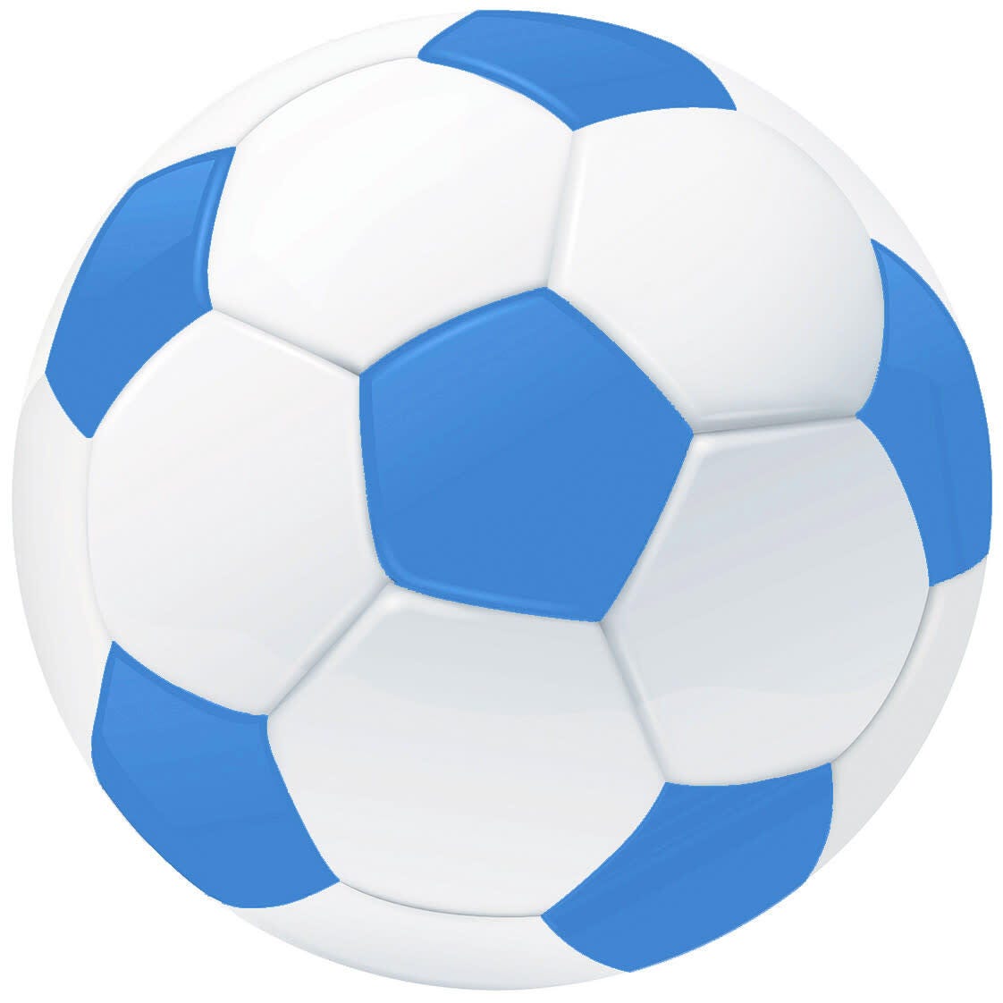 Nourison Home Football 5' Round  Area Rug, Blue, large