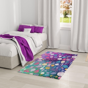 Nourison Home Sport 4' x 6' Area Rug, Purple, rollover