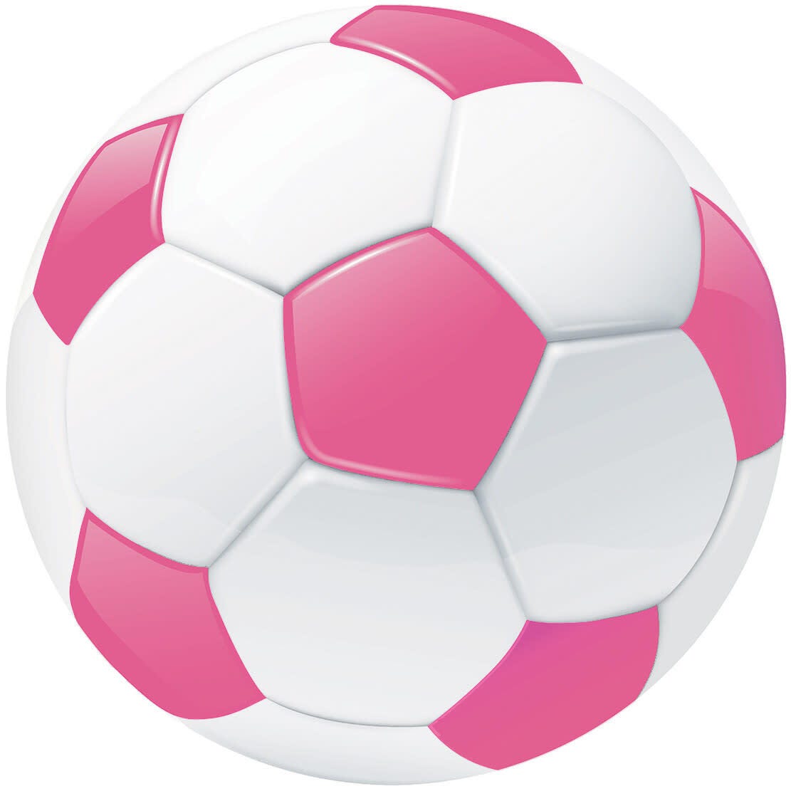 Nourison Home Football 5' Round  Area Rug, Pink, large