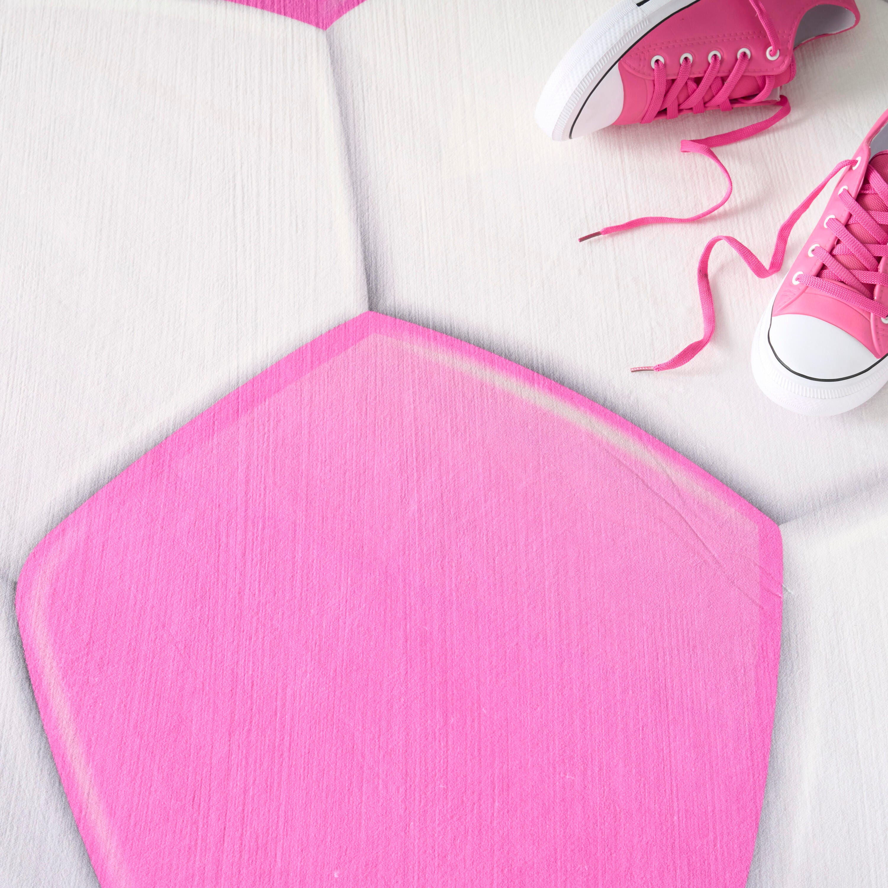 Nourison Home Football 5' Round  Area Rug, Pink, large
