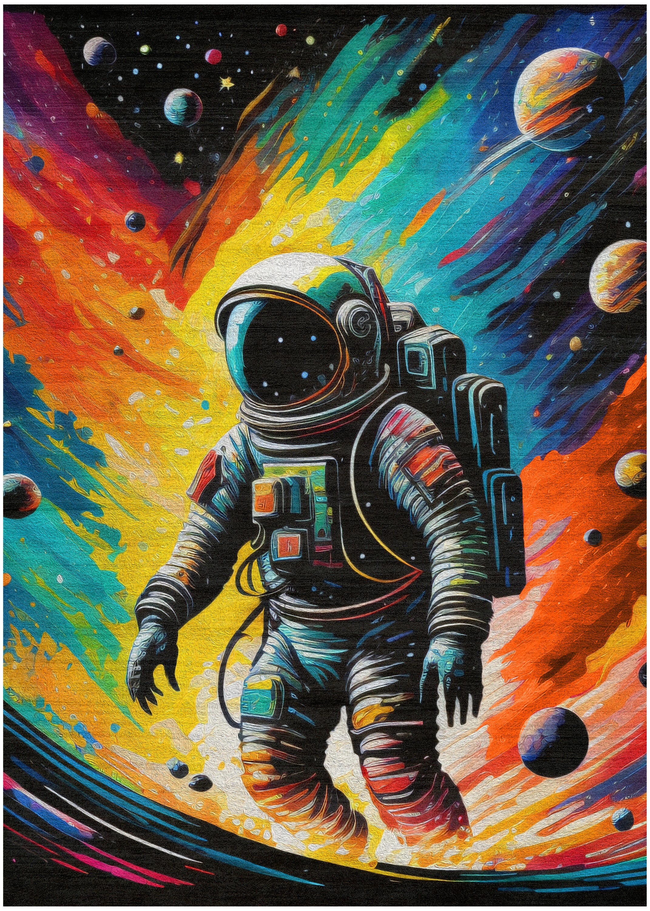 Nourison Home Astronaut 4' x 6'  Area Rug, Multi, large