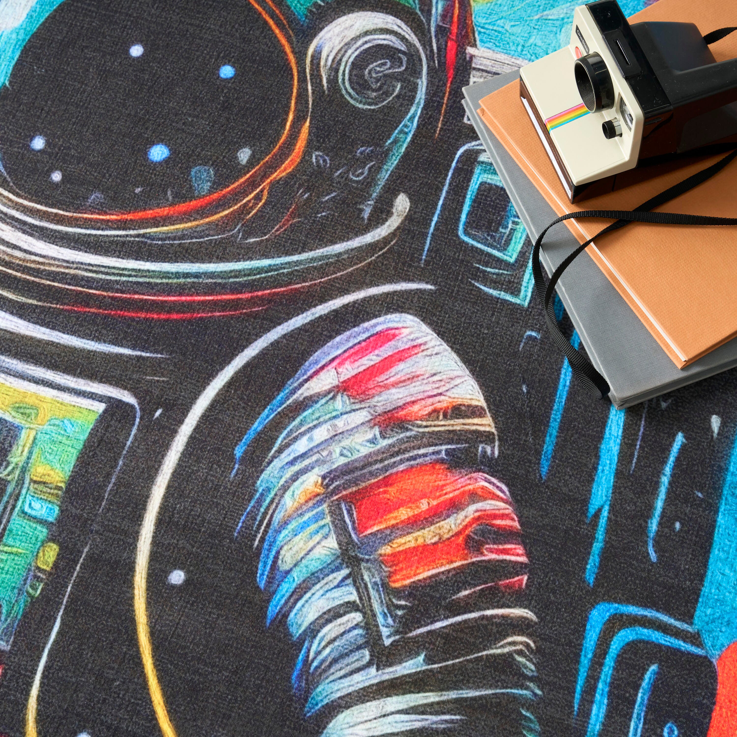 Nourison Home Astronaut 7' x 9'  Area Rug, Multi, large