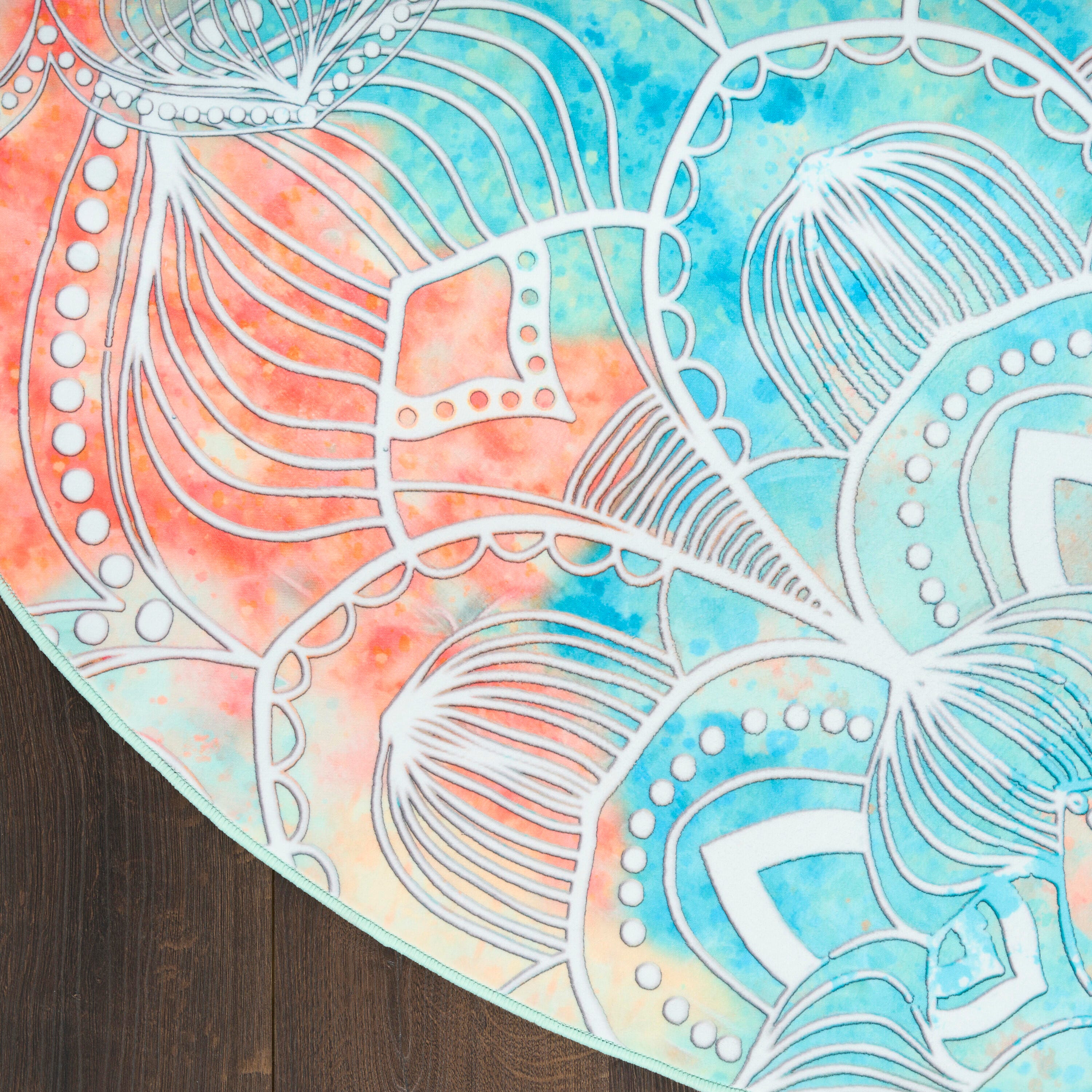 Nourison Home Mandala 5' Round  Area Rug, , large