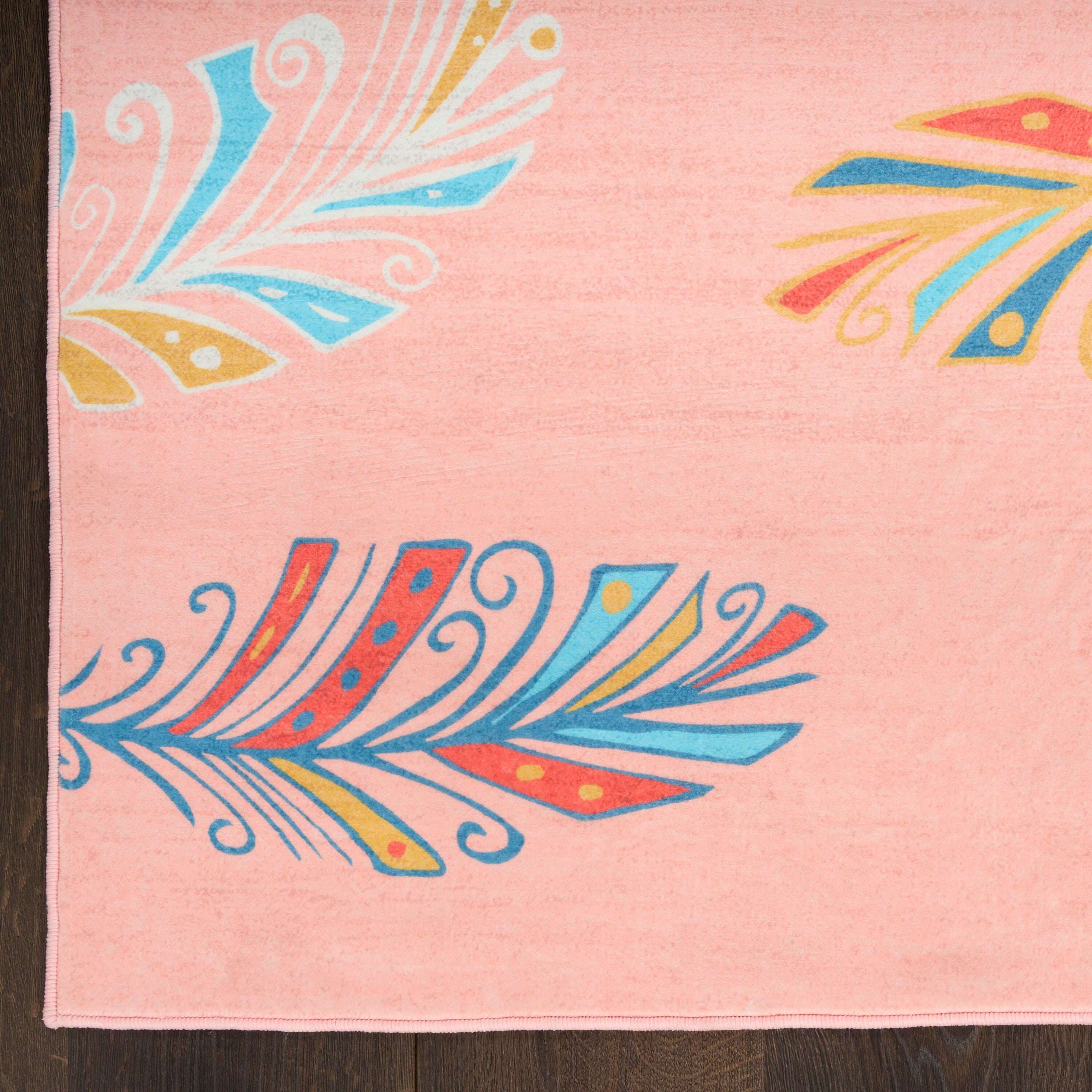 Nourison Home Feathers 4' x 6'  Area Rug, Pink/Multi, large