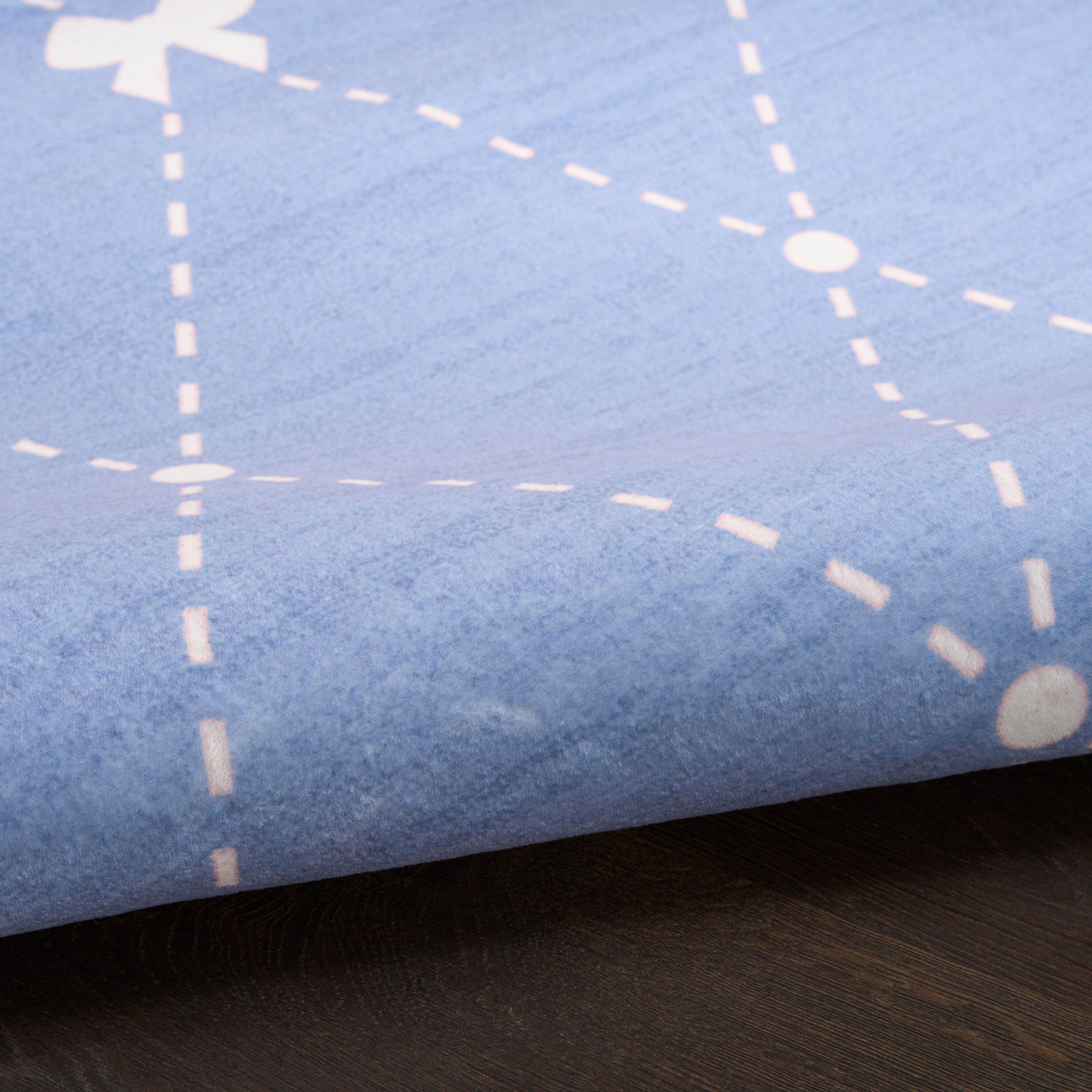 Nourison Home Bow 4' x 6'  Area Rug, Blue, large