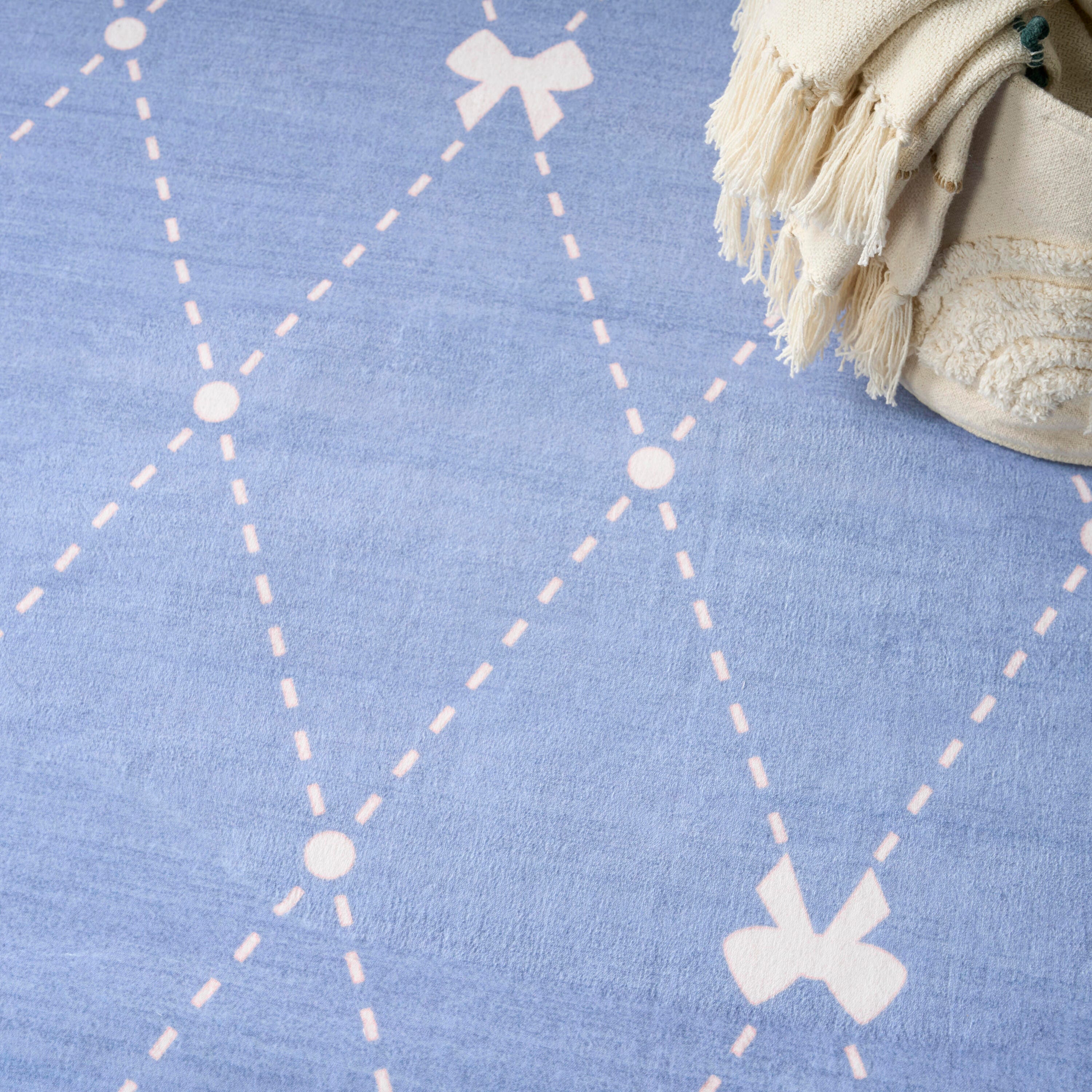 Nourison Home Bow 7' x 9'  Area Rug, Blue, large