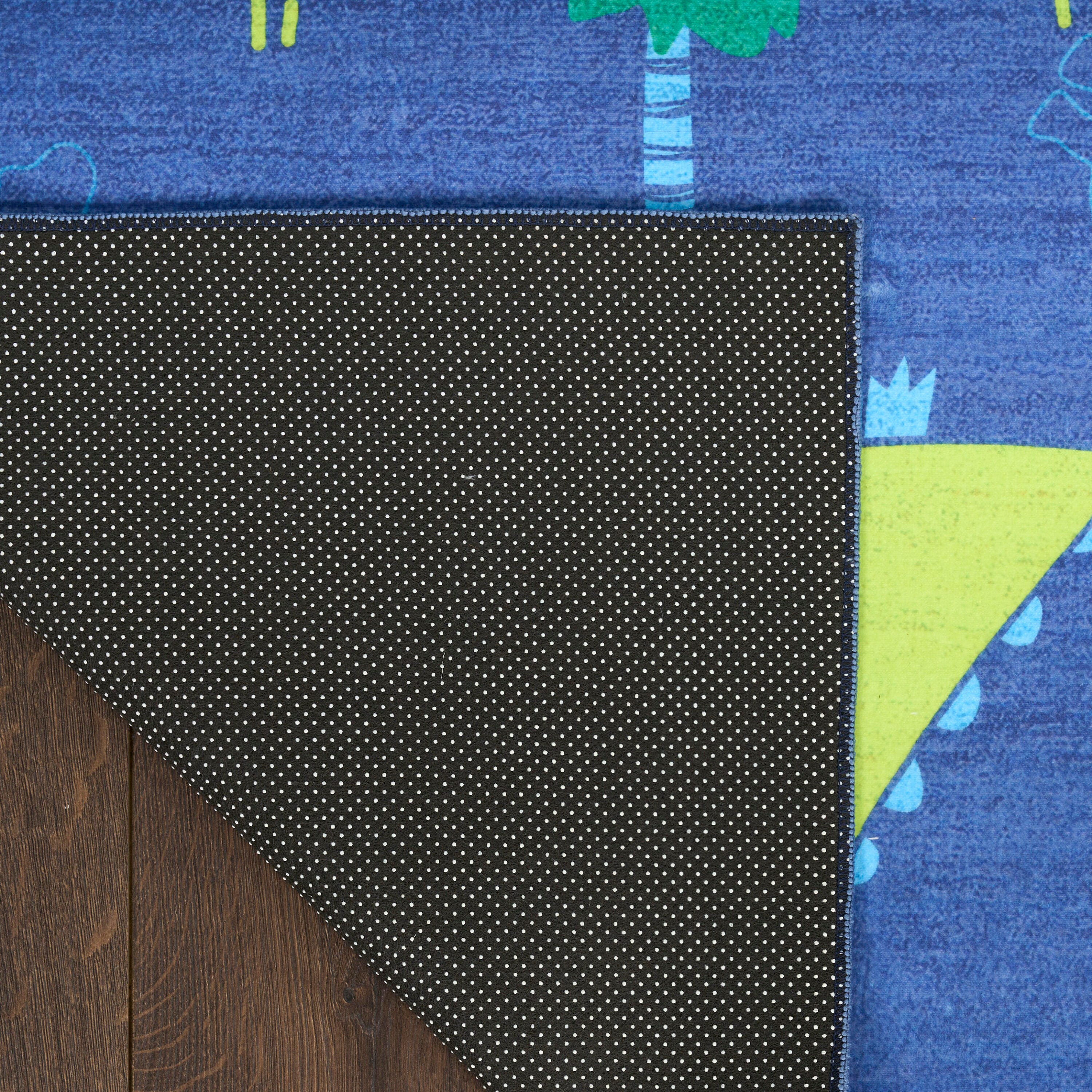 Nourison Home Dinosaurs 5' x 7'  Area Rug, Navy/Multi, large