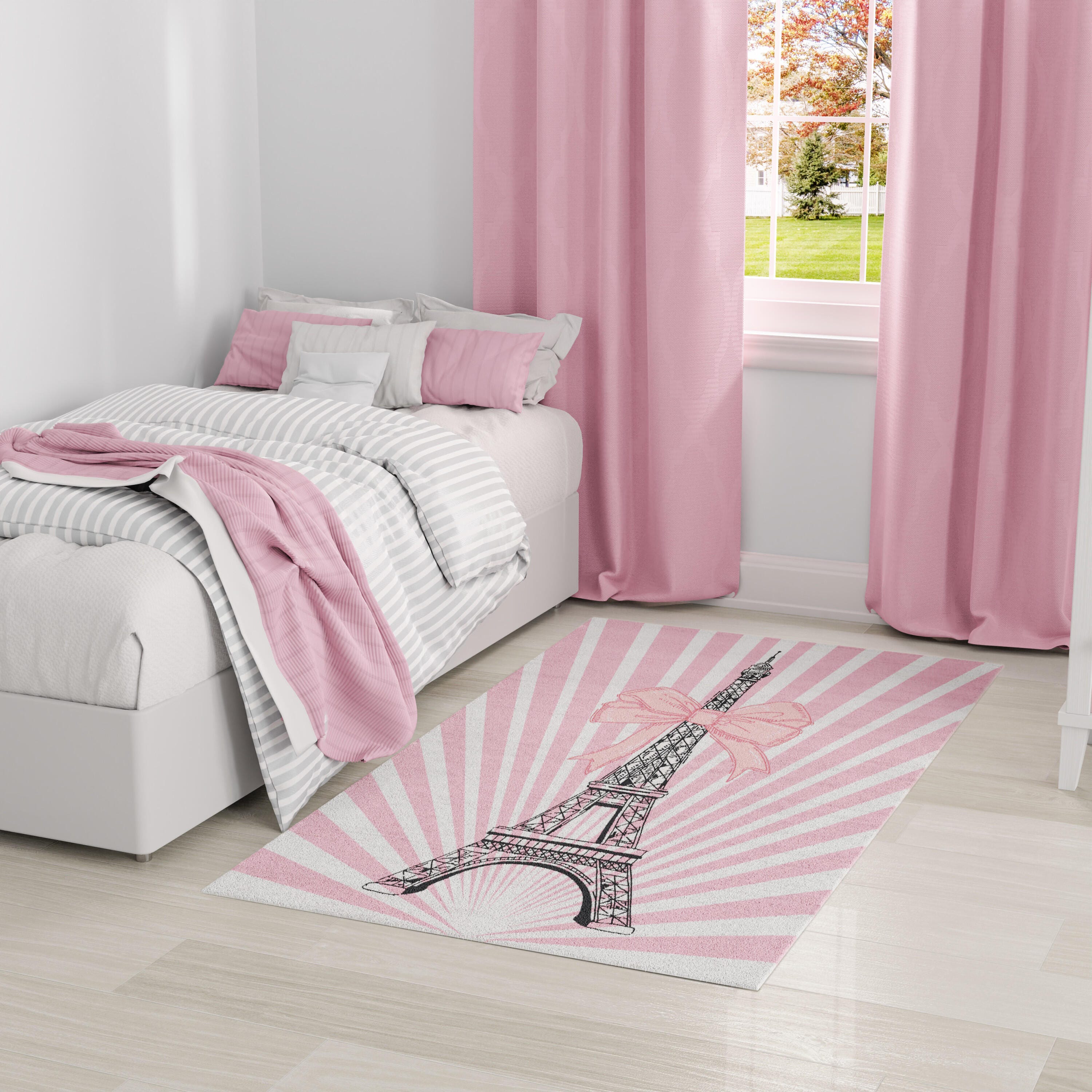 Nourison Home Paris 5' x 7'  Area Rug, Pink, rollover
