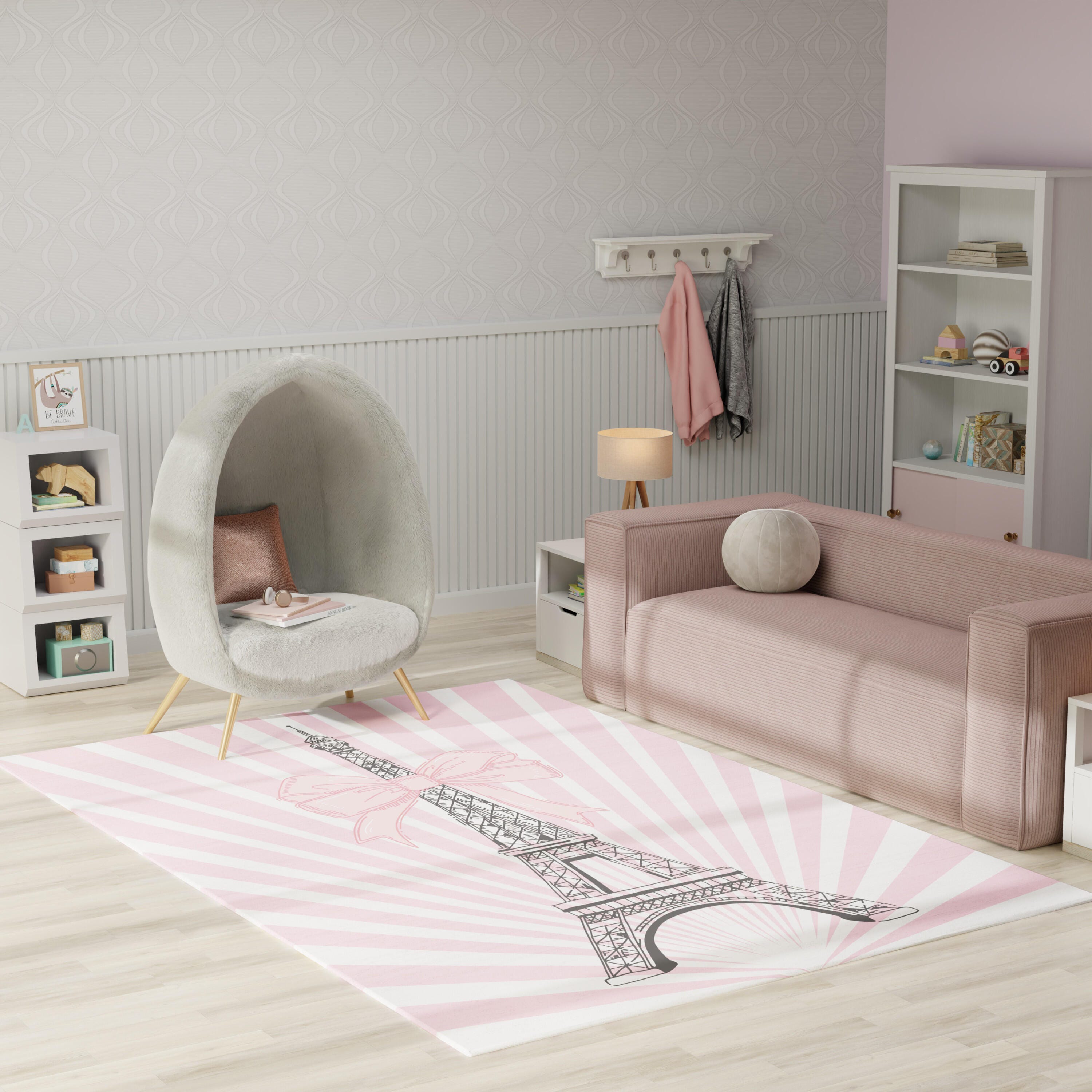 Nourison Home Paris 7' x 9'  Area Rug, Pink, large