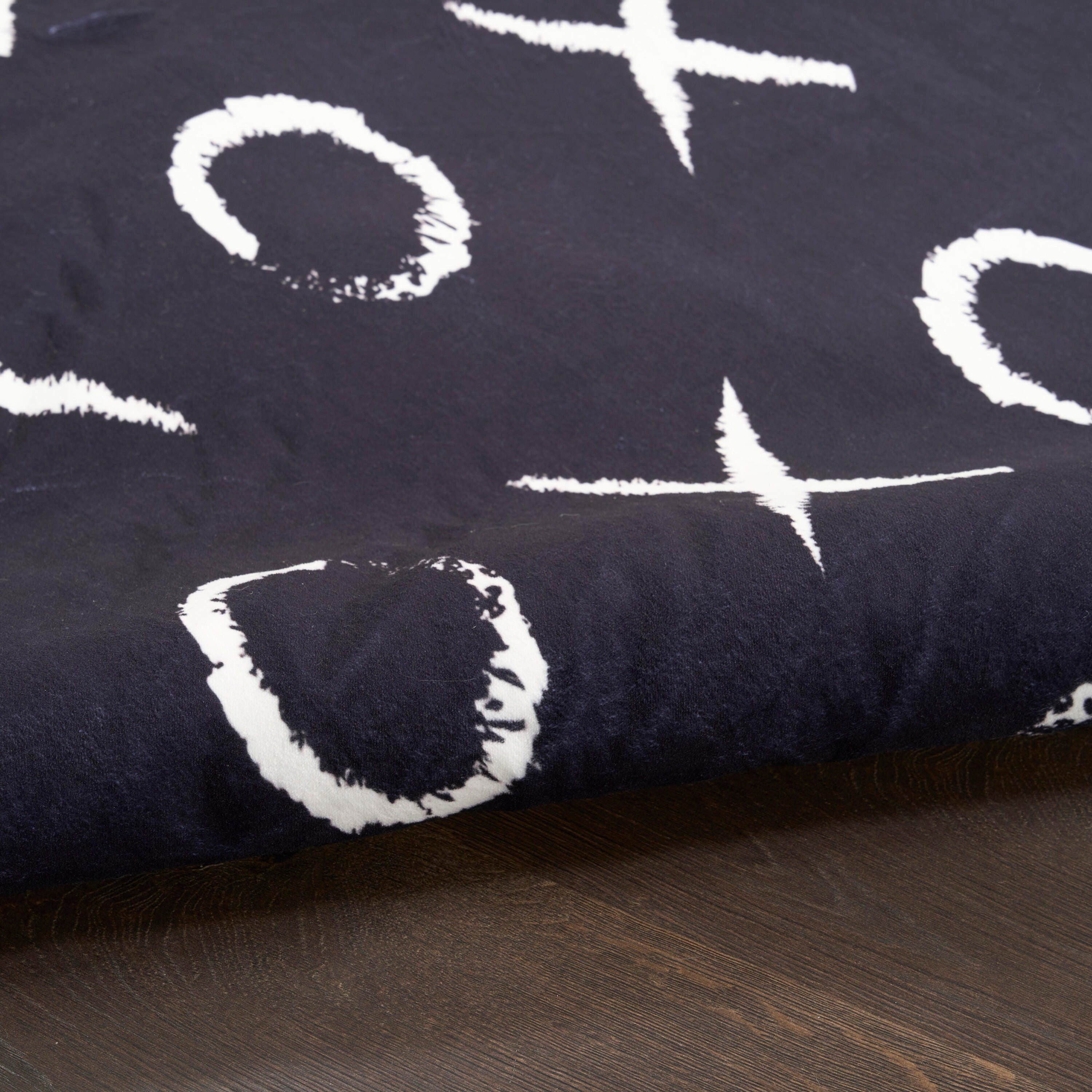 Nourison Home 4' x 6'  Area Rug, Black, large