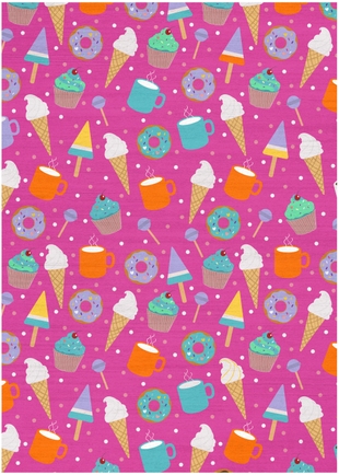 Nourison Home Sweet 3' x 5' Area Rug, Pink/Multi, large
