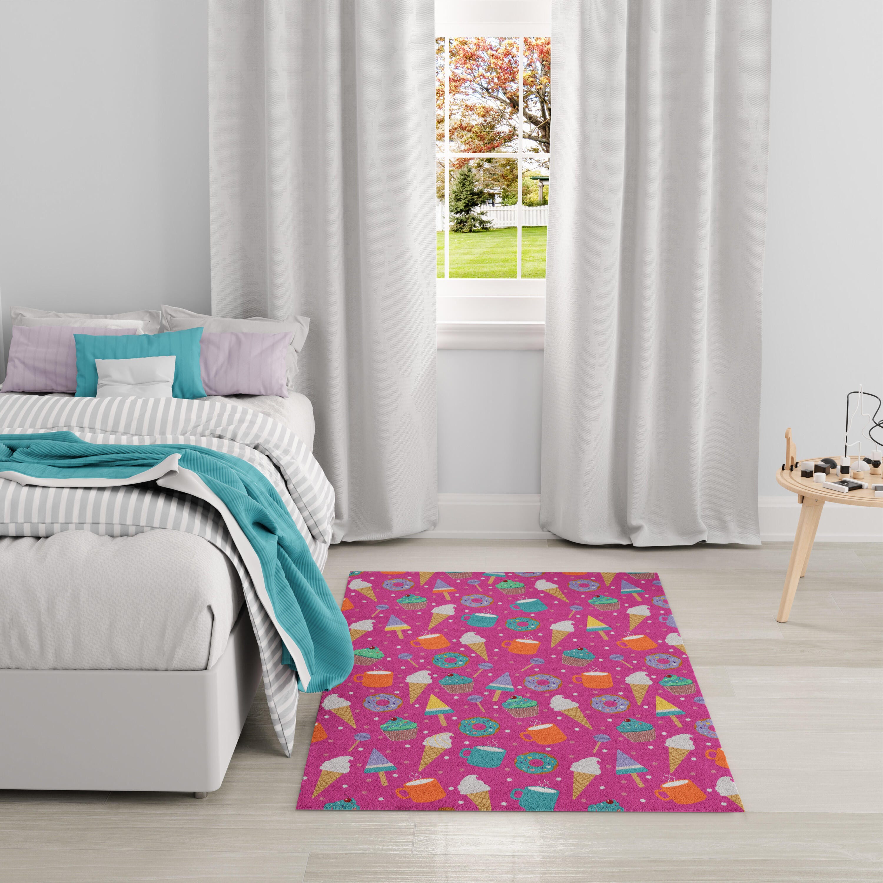 Nourison Home Sweet 3' x 5'  Area Rug, Pink/Multi, large