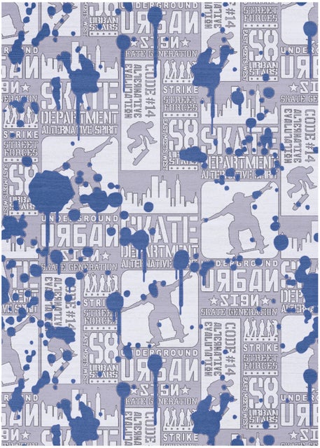 Nourison Home Graffiti 6'6" x 9'2" Area Rug