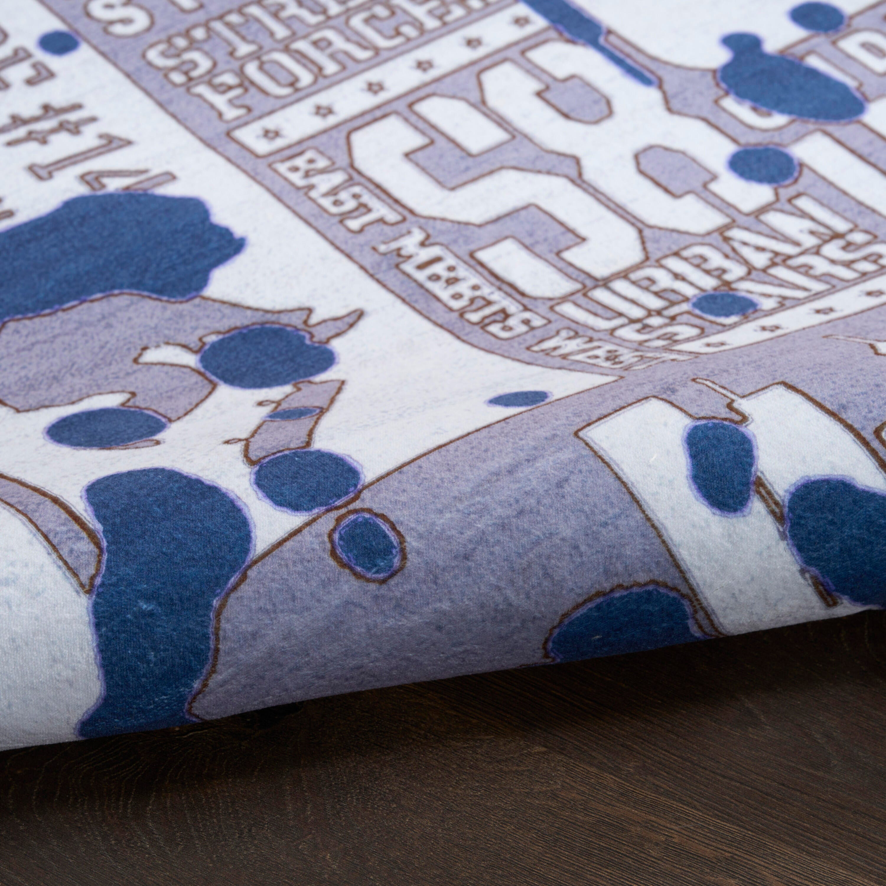 Nourison Home Graffiti 7' x 9'  Area Rug, Blue, large