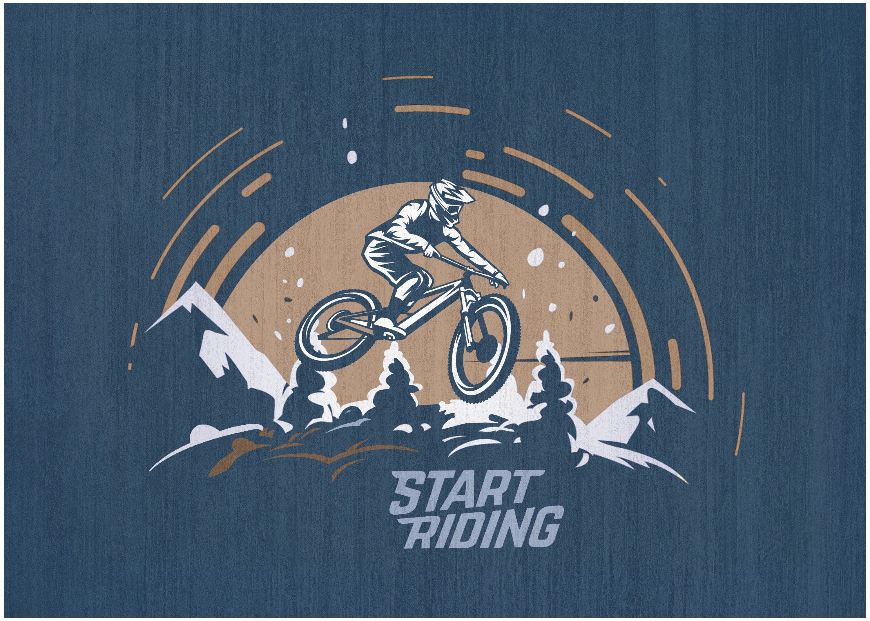 Nourison Home Mountain Biker 5' x 7'  Area Rug, Blue, large