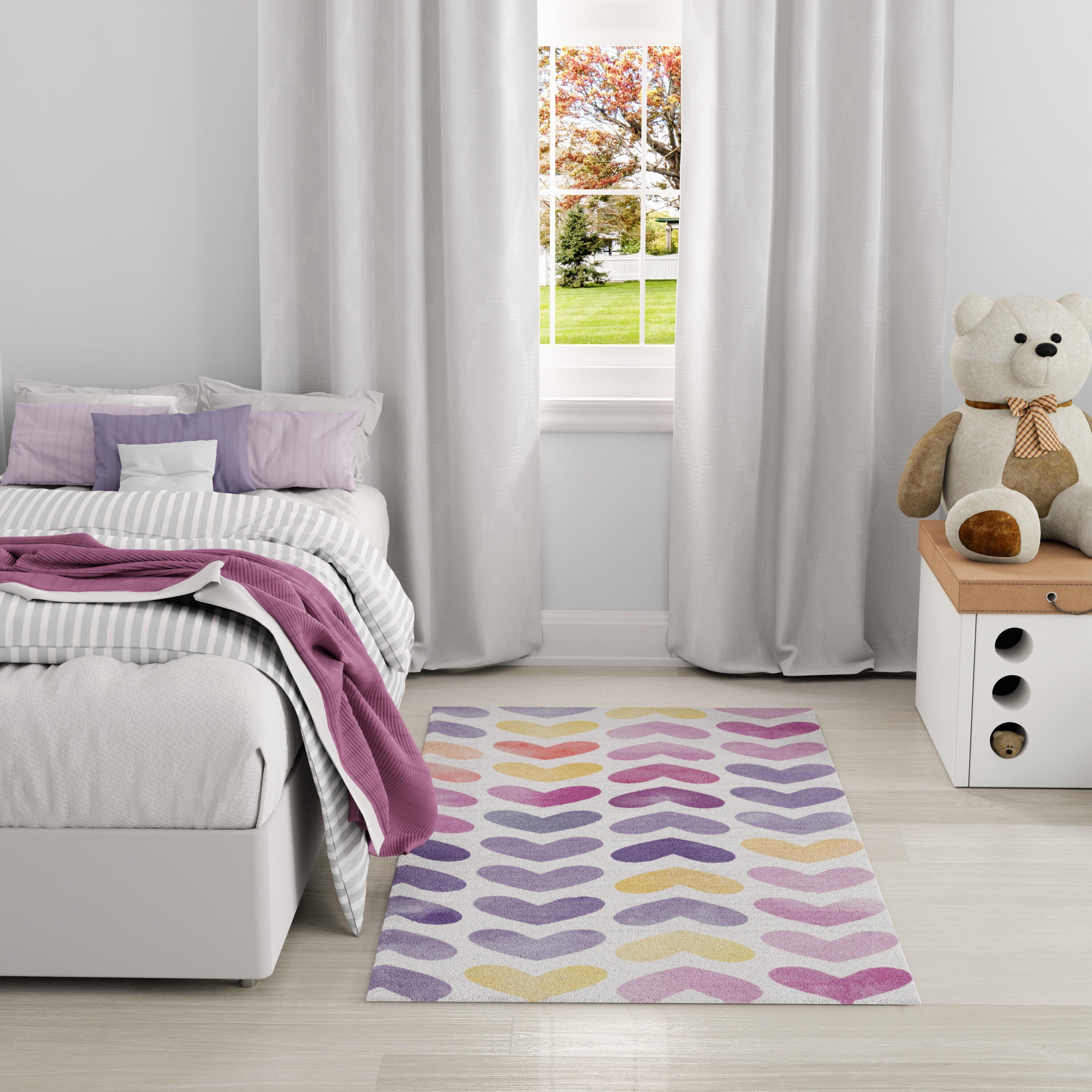 Nourison Home Heart 3' x 5'  Area Rug, Multi, large