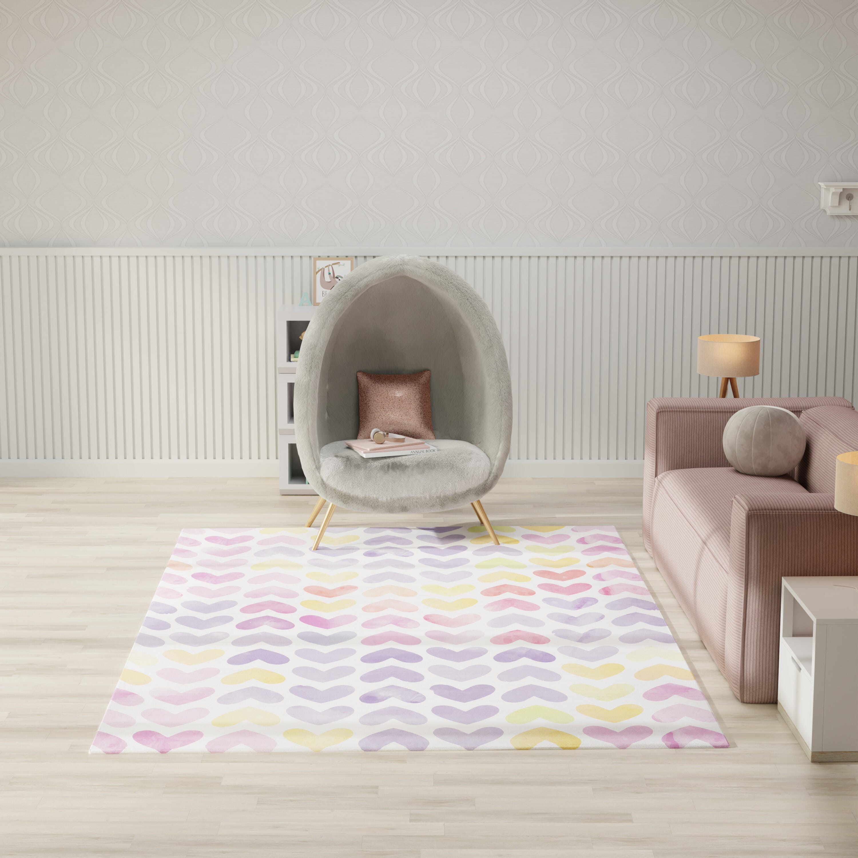 Nourison Home Heart 7' x 9'  Area Rug, Multi, large