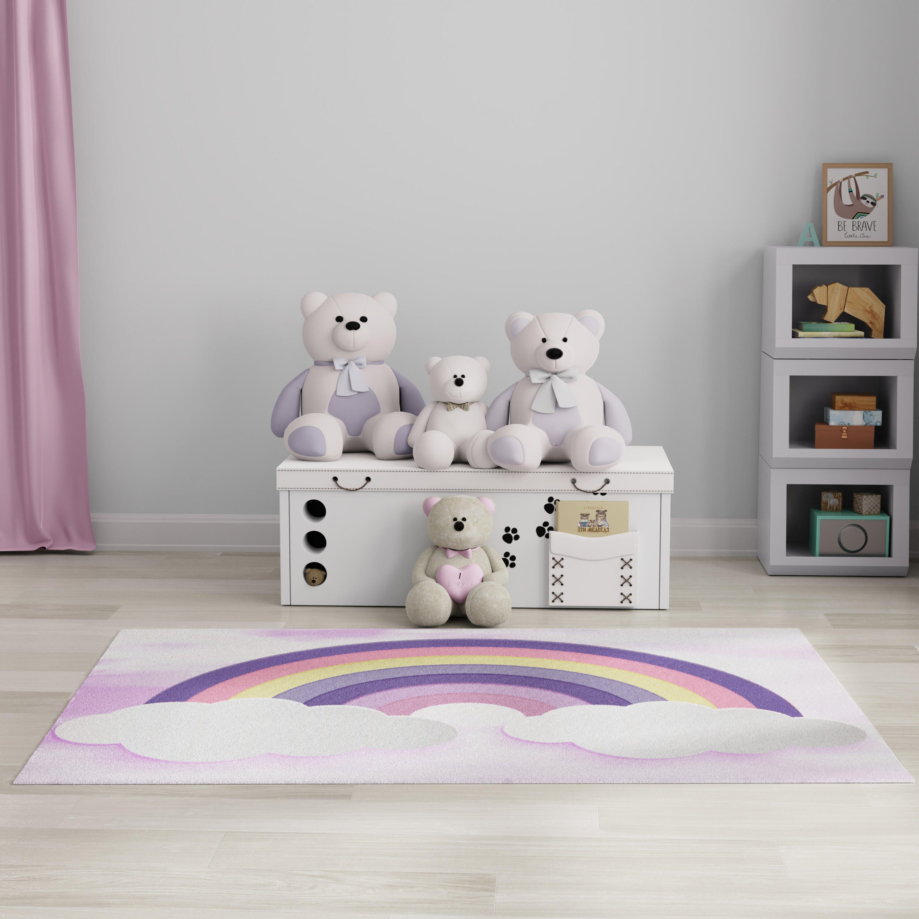 Nourison Home Rainbow 3' x 5'  Area Rug, Multi, large