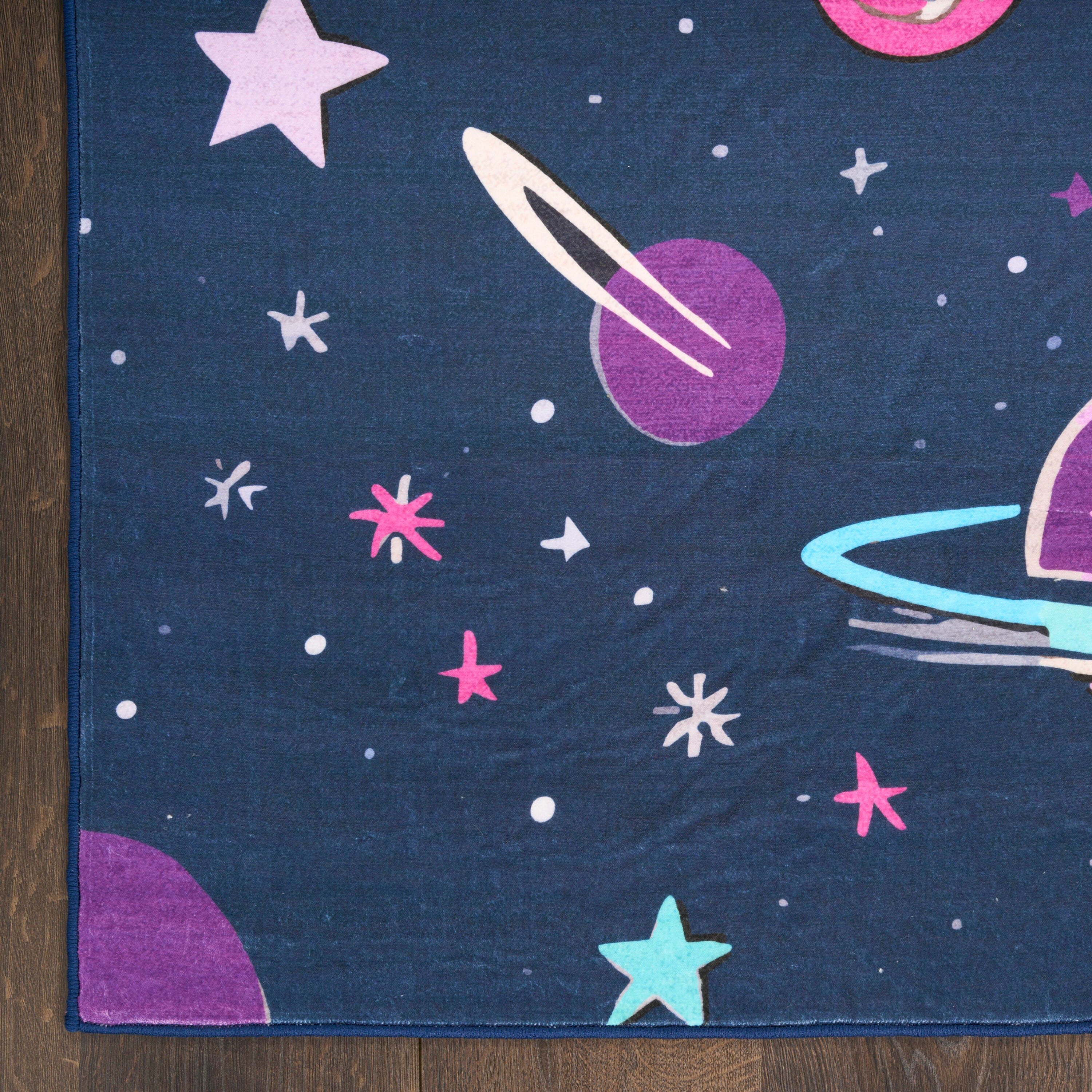 Nourison Home Planets 3' x 5'  Area Rug, Black, large