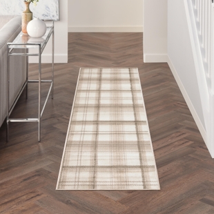 Nourison Home Grafix 2' x 6' Runner Rug, Ivory/Beige, rollover