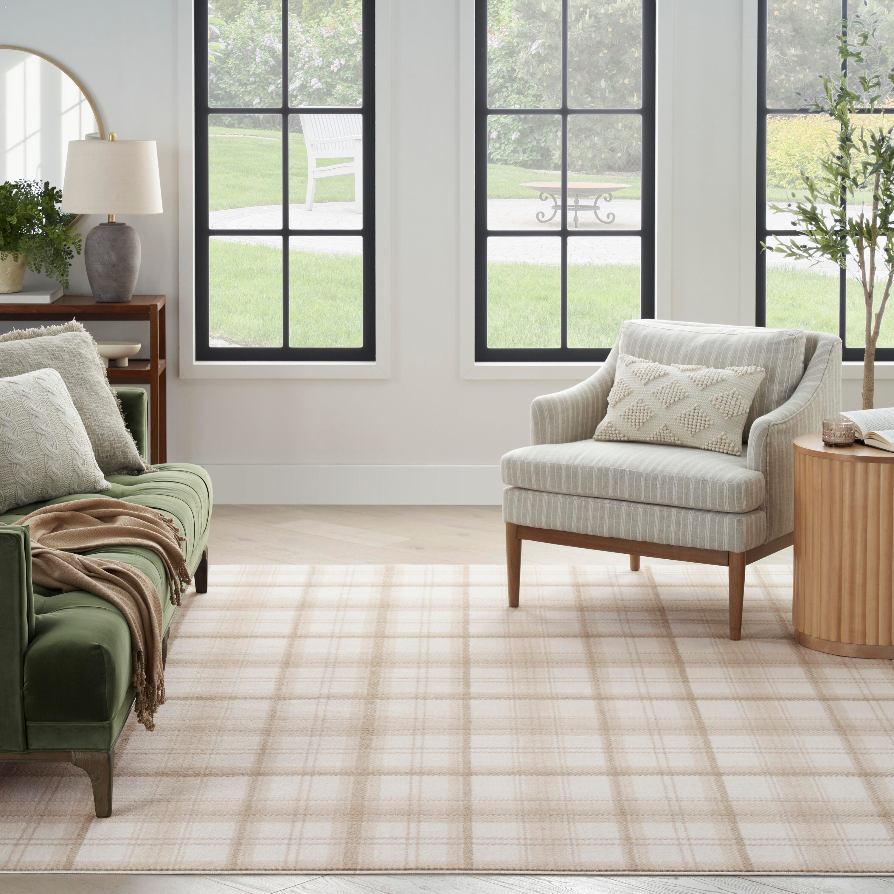 Nourison Home Grafix 6' x 9' Area Rug, Ivory/Beige, large