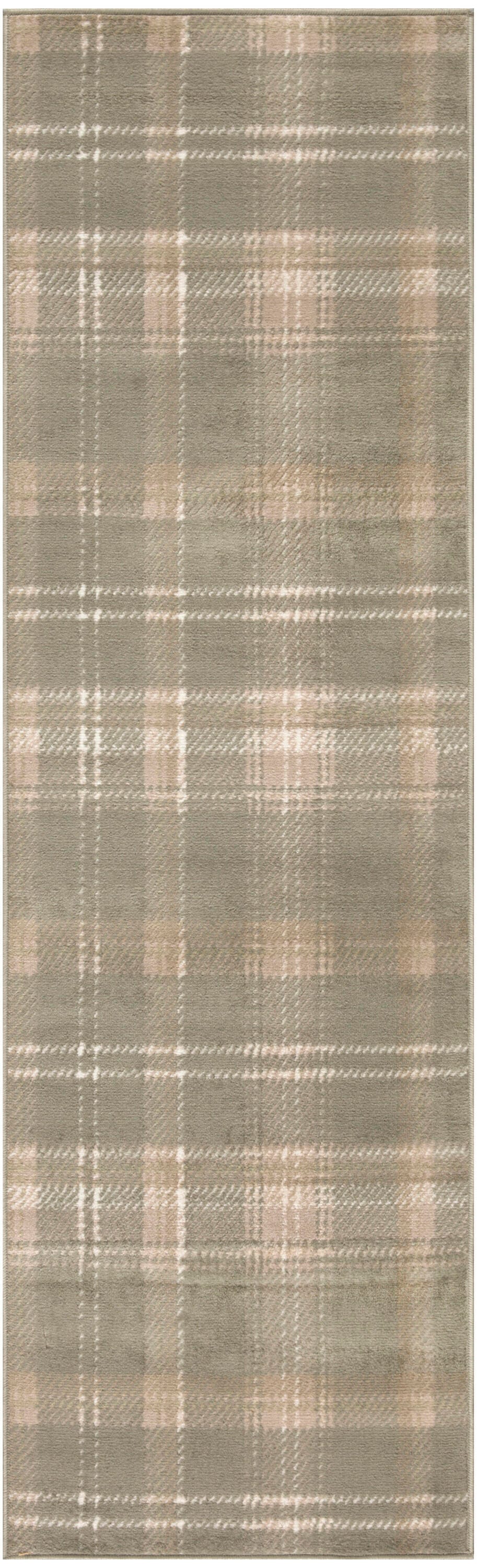 Nourison Home Grafix 2'3" x 7'6" Runner Rug, Olive, large
