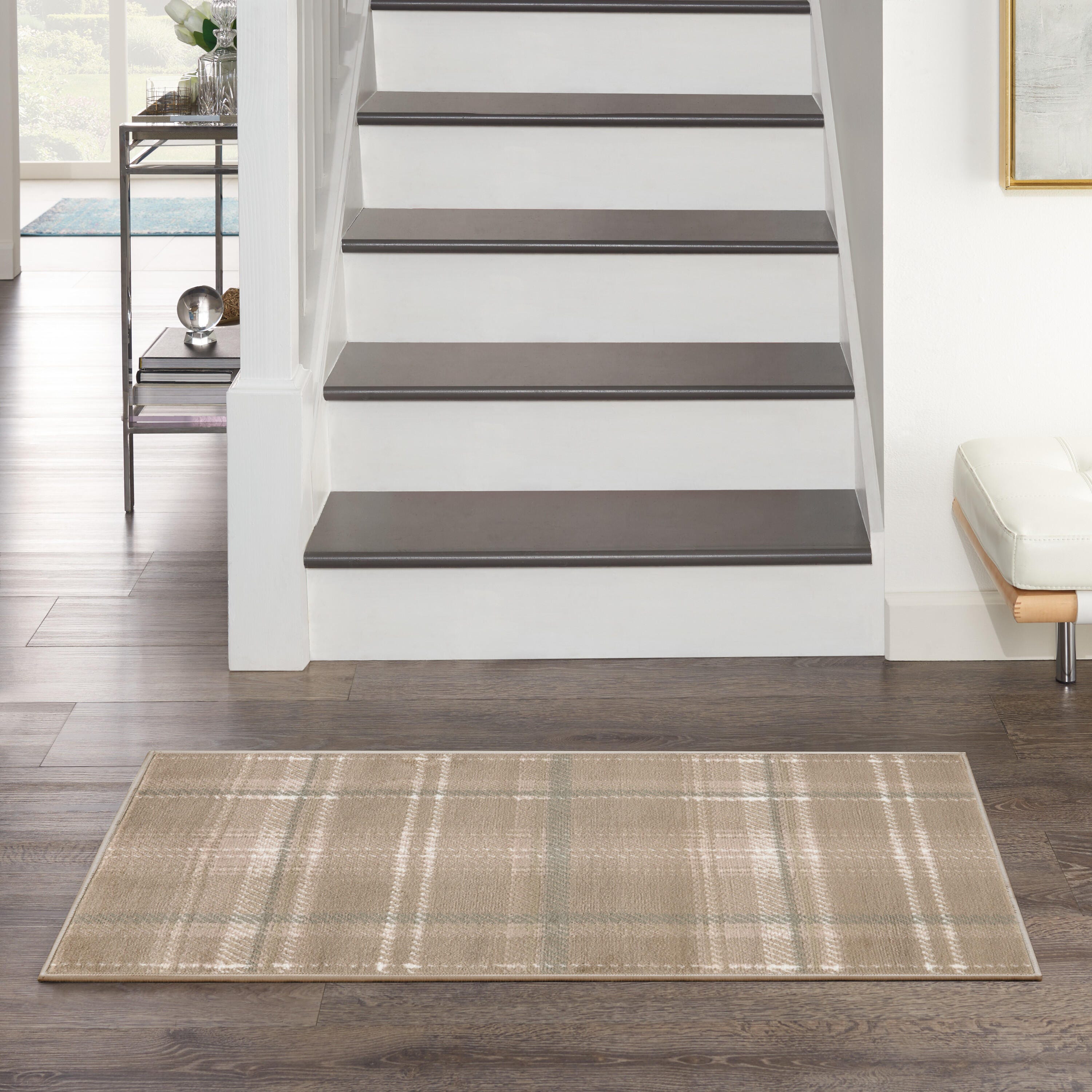 Nourison Home Grafix 2' x 4' Accent Rug, Taupe, rollover