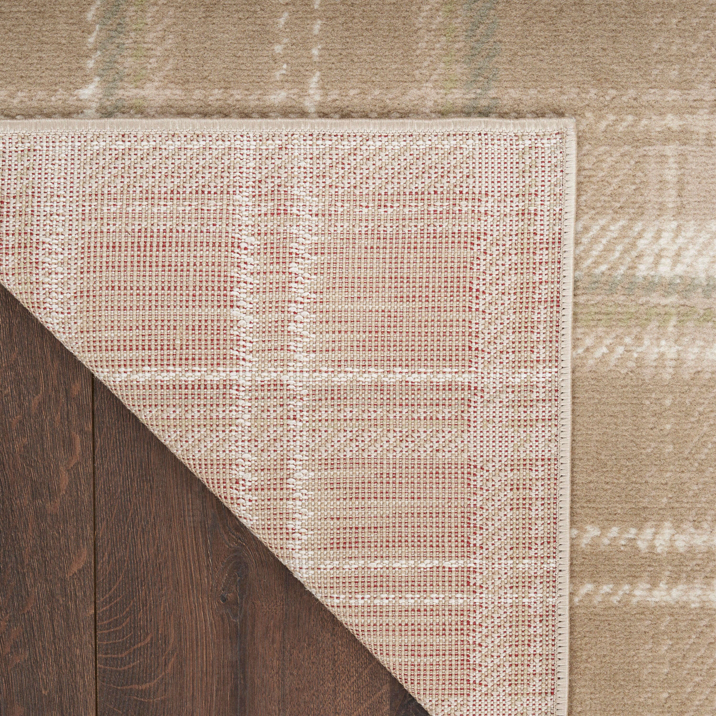 Nourison Home Grafix 6' x 9' Area Rug, Taupe, large