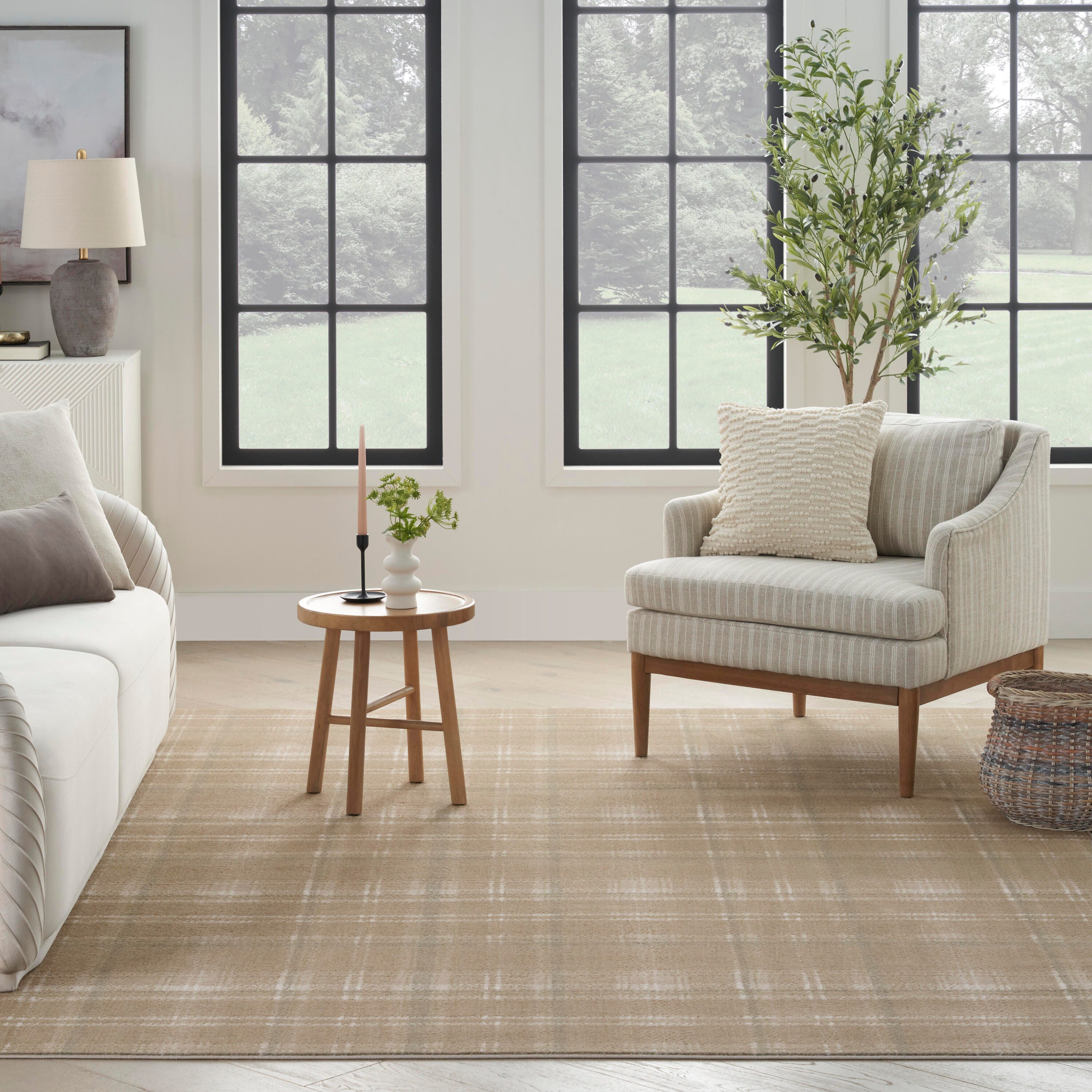 Nourison Home Grafix 7' x 10' Area Rug, Taupe, large